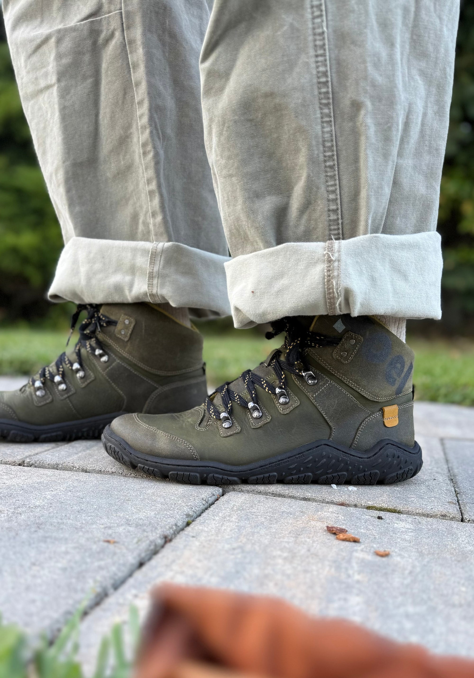 Ghete Barefoot îmblănite bărbați - Robo Olive