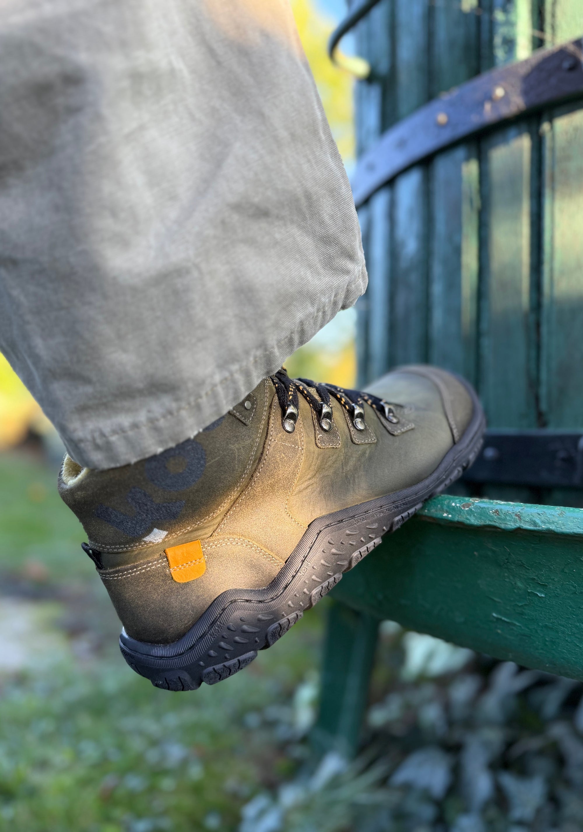 Ghete Barefoot îmblănite bărbați - Robo Olive