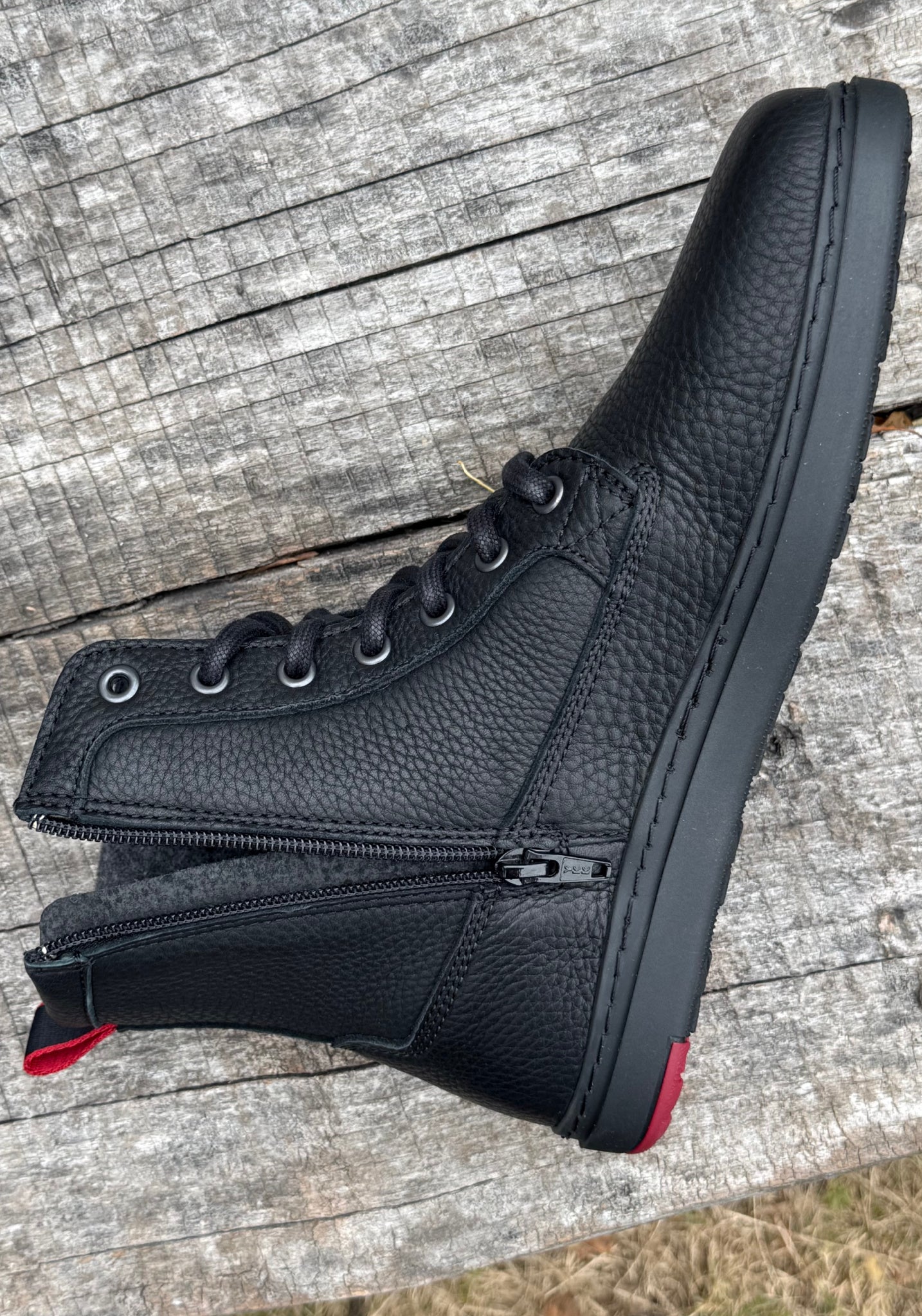 Ghete Barefoot îmblănite - BLSN-080W Deep Black