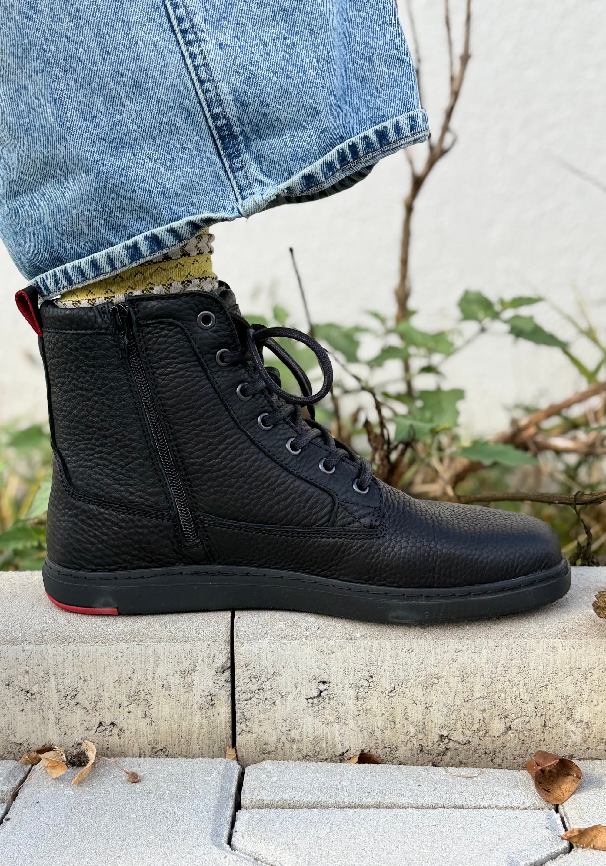 Ghete Barefoot îmblănite - BLSN-080M Deep Black