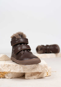 Ghete Barefoot îmblănite - Emil Dark Brown