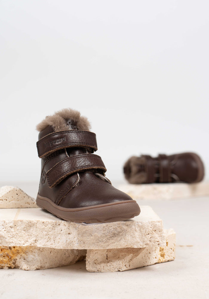 Ghete Barefoot îmblănite - Emil Dark Brown