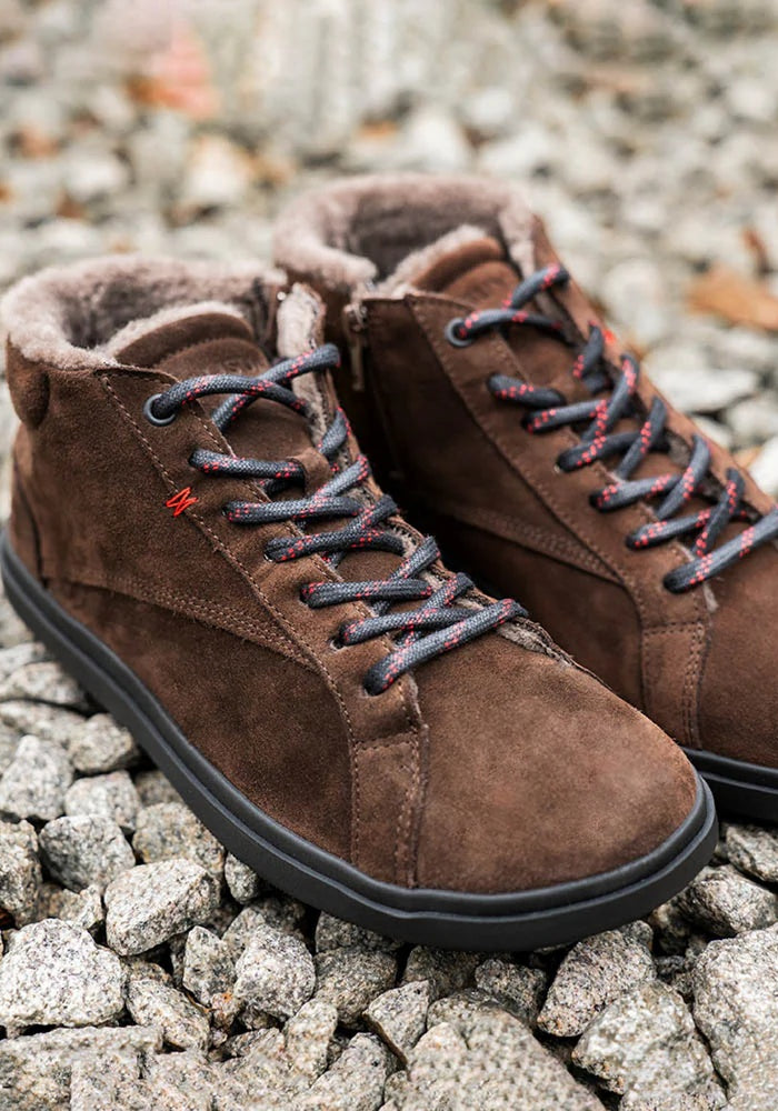 Ghete Barefoot îmblănite femei - Brown