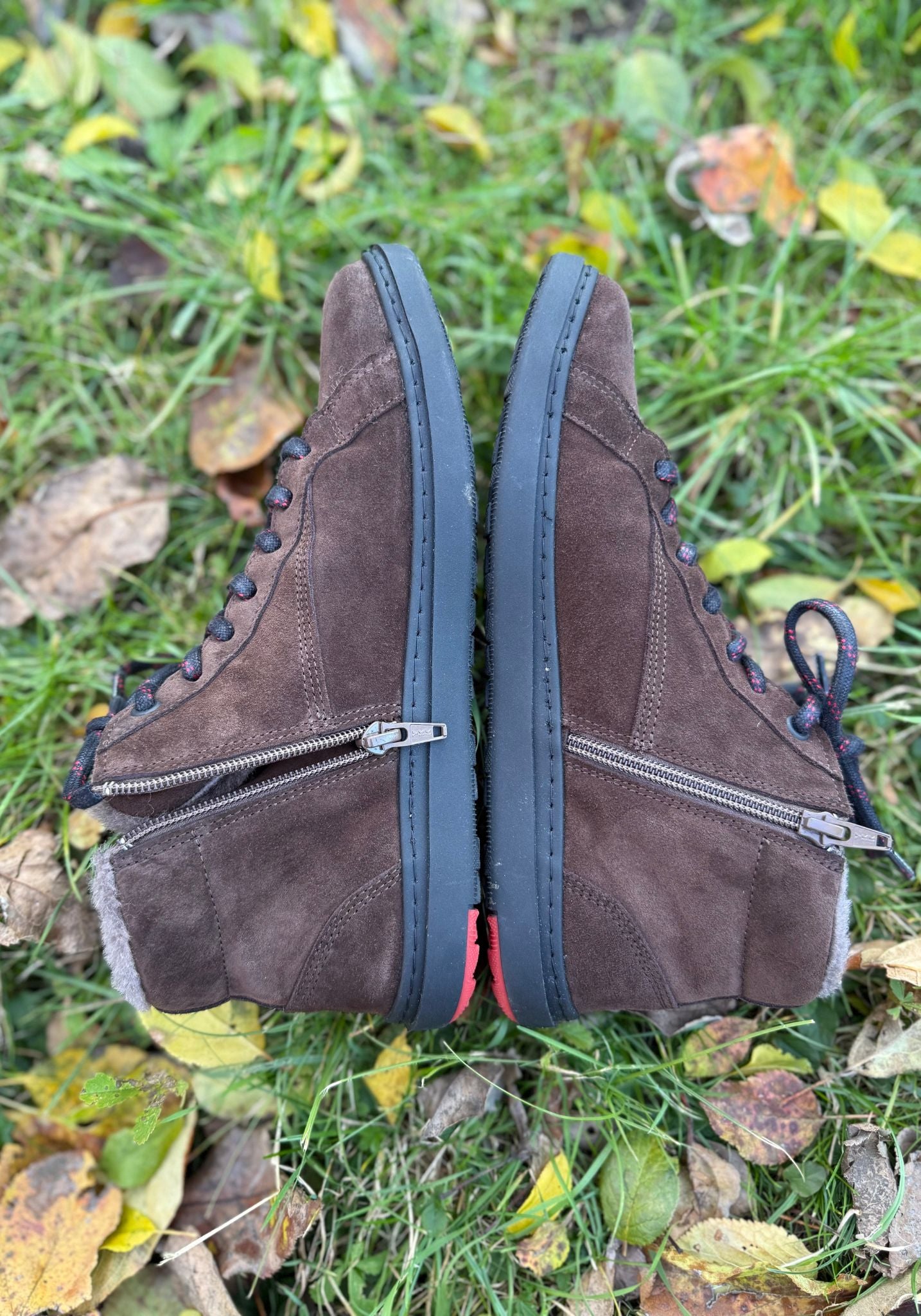 Ghete Barefoot îmblănite femei - Brown