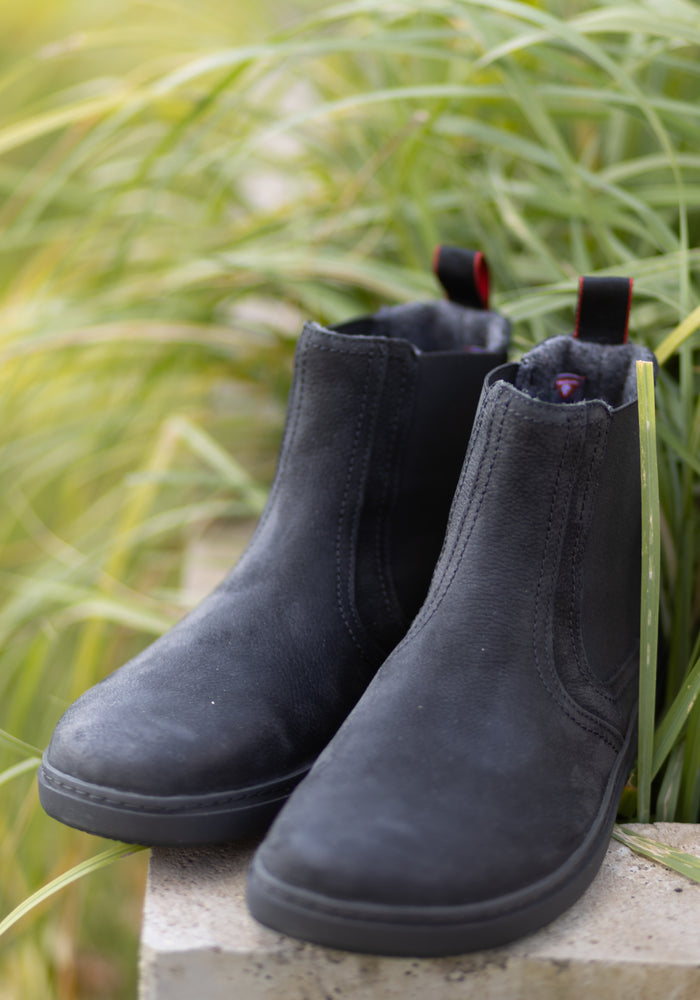 Ghete Barefoot îmblănite femei cu membrană Primaloft - Anthracite