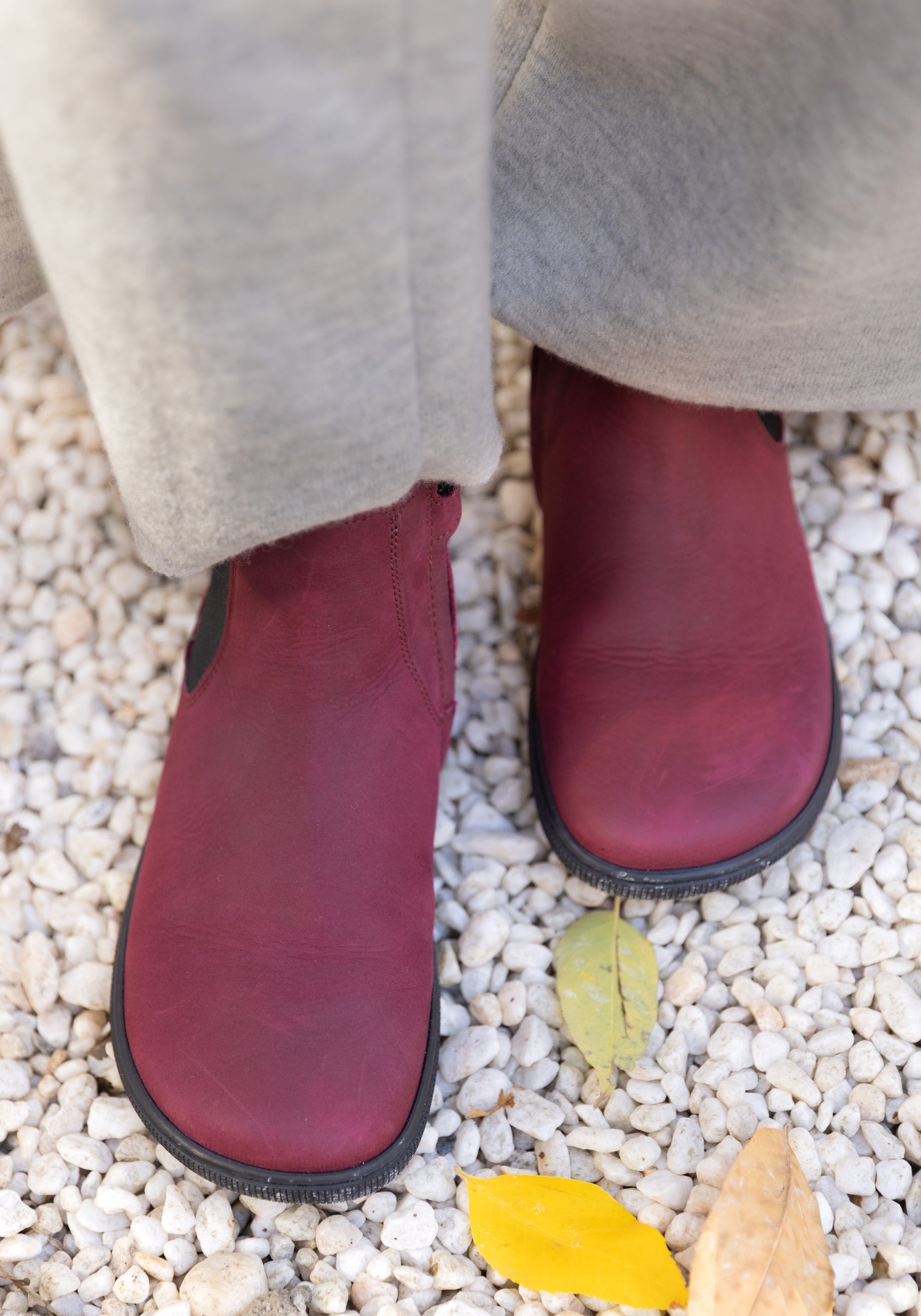 Ghete Barefoot îmblănite femei - Filas Bordo