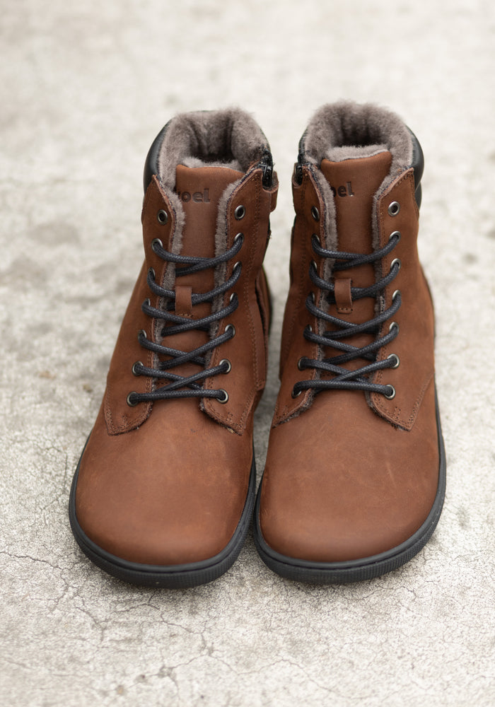 Ghete Barefoot îmblănite femei - Florence Chocolate