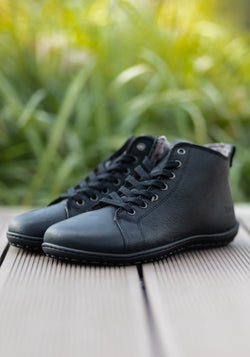 Ghete Barefoot îmblănite femei - Ivone Black