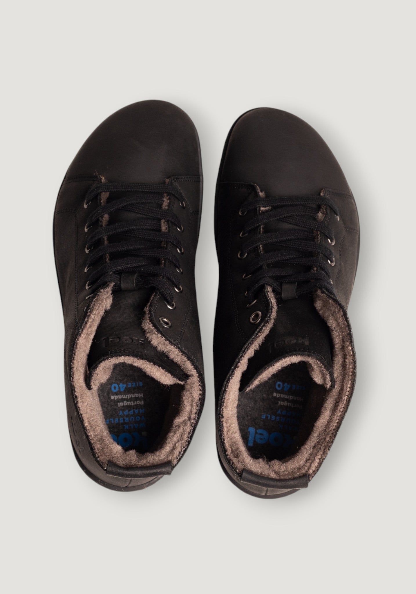 Ghete Barefoot îmblănite femei - Ivone Black
