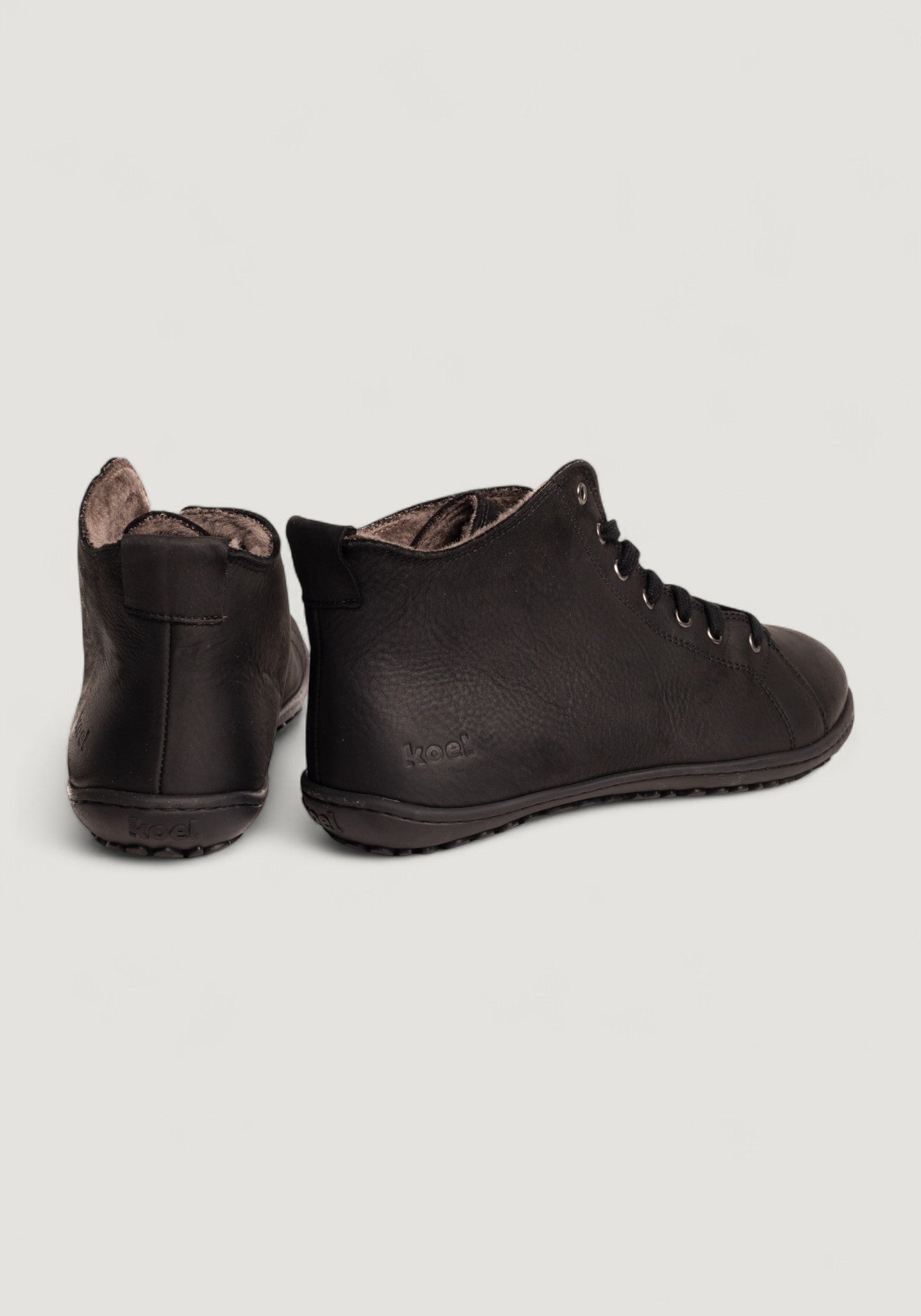 Ghete Barefoot îmblănite femei - Ivone Black