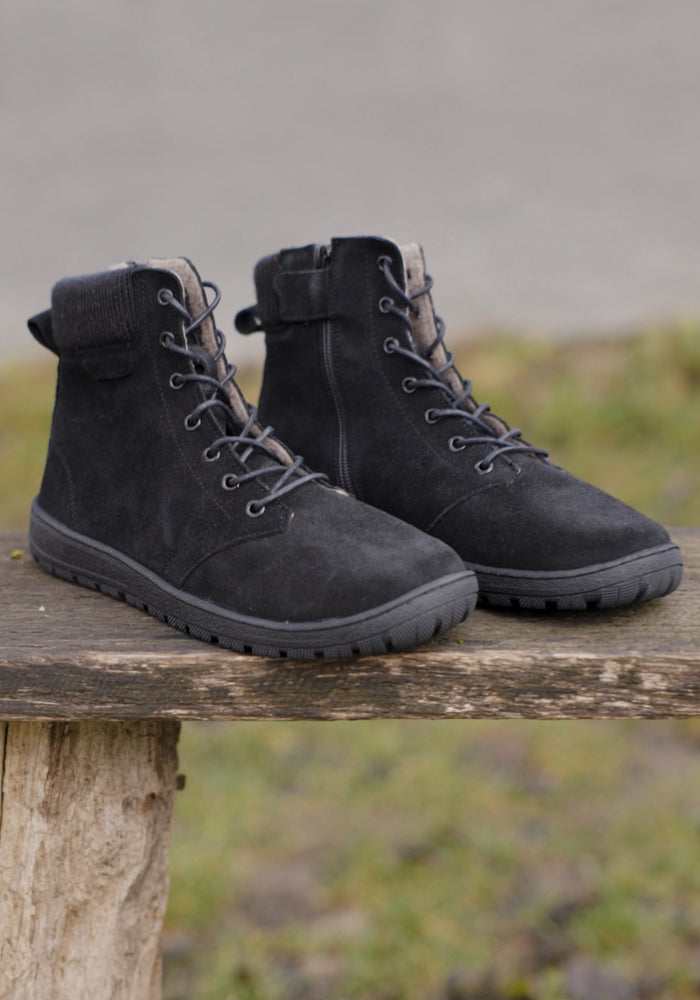 Ghete Barefoot îmblănite femei - Loud Style Black