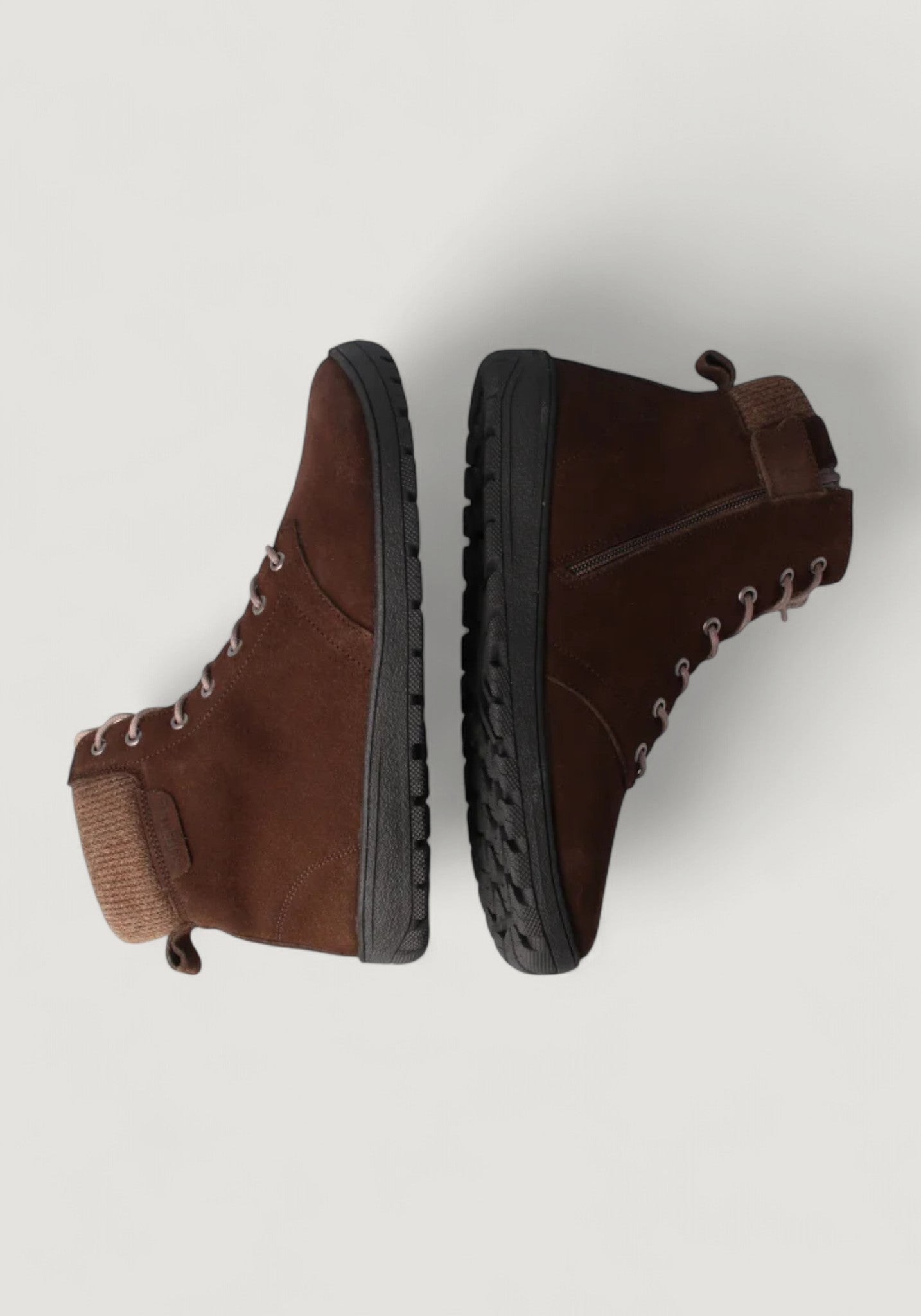 Ghete Barefoot îmblănite femei - Loud Style Chestnut