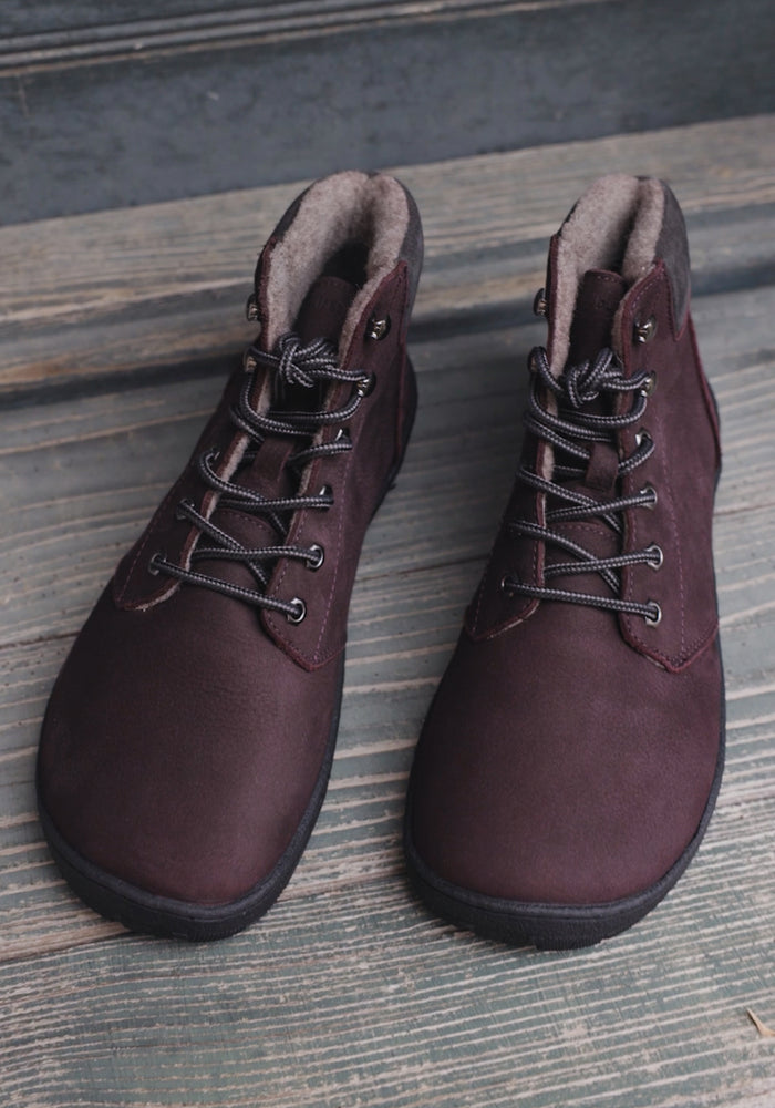 Ghete Barefoot îmblănite femei - Street Style Grape