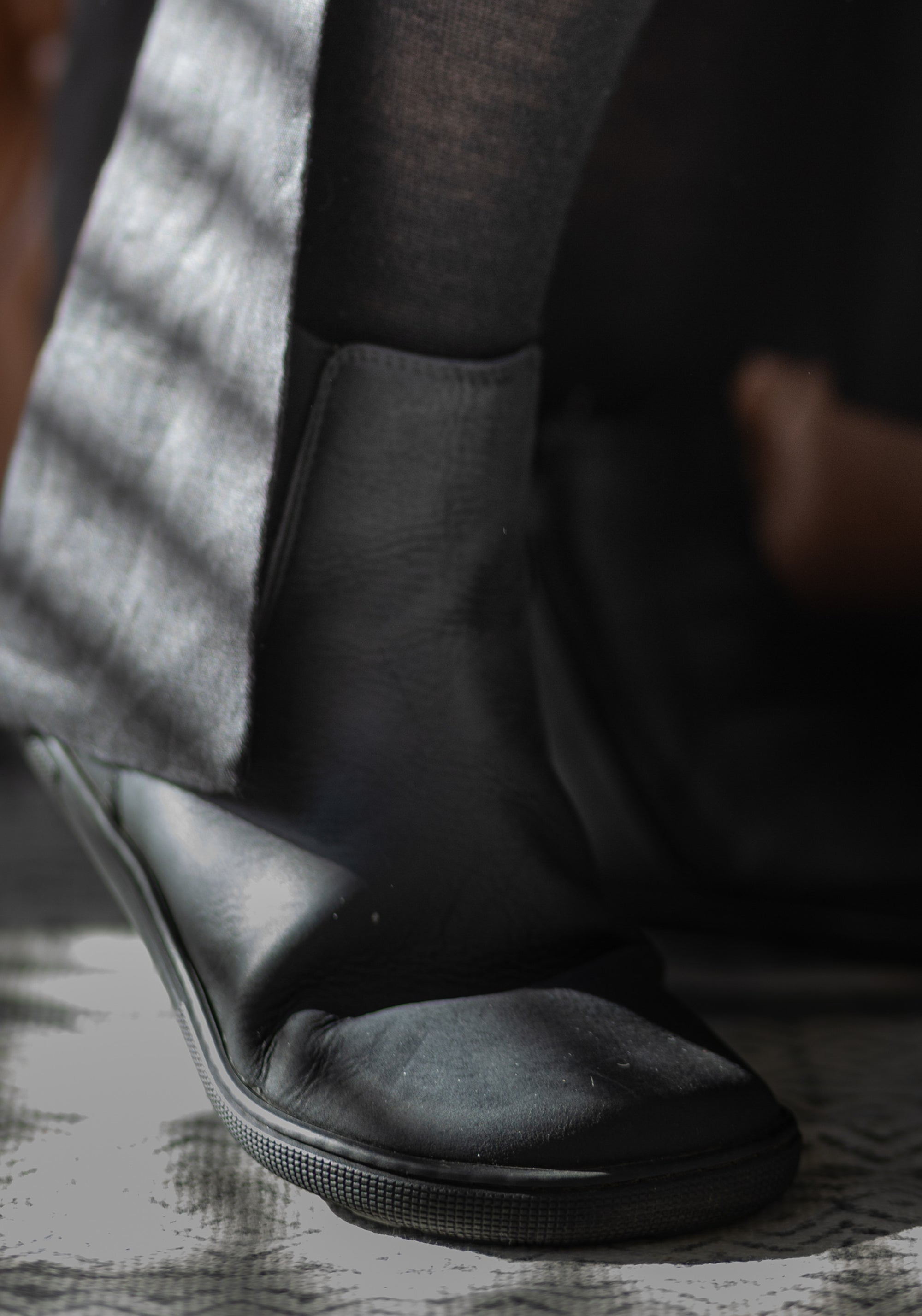 Ghete Barefoot îmblănite - Filas Black