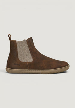 Ghete Barefoot îmblănite - Filas Cognac