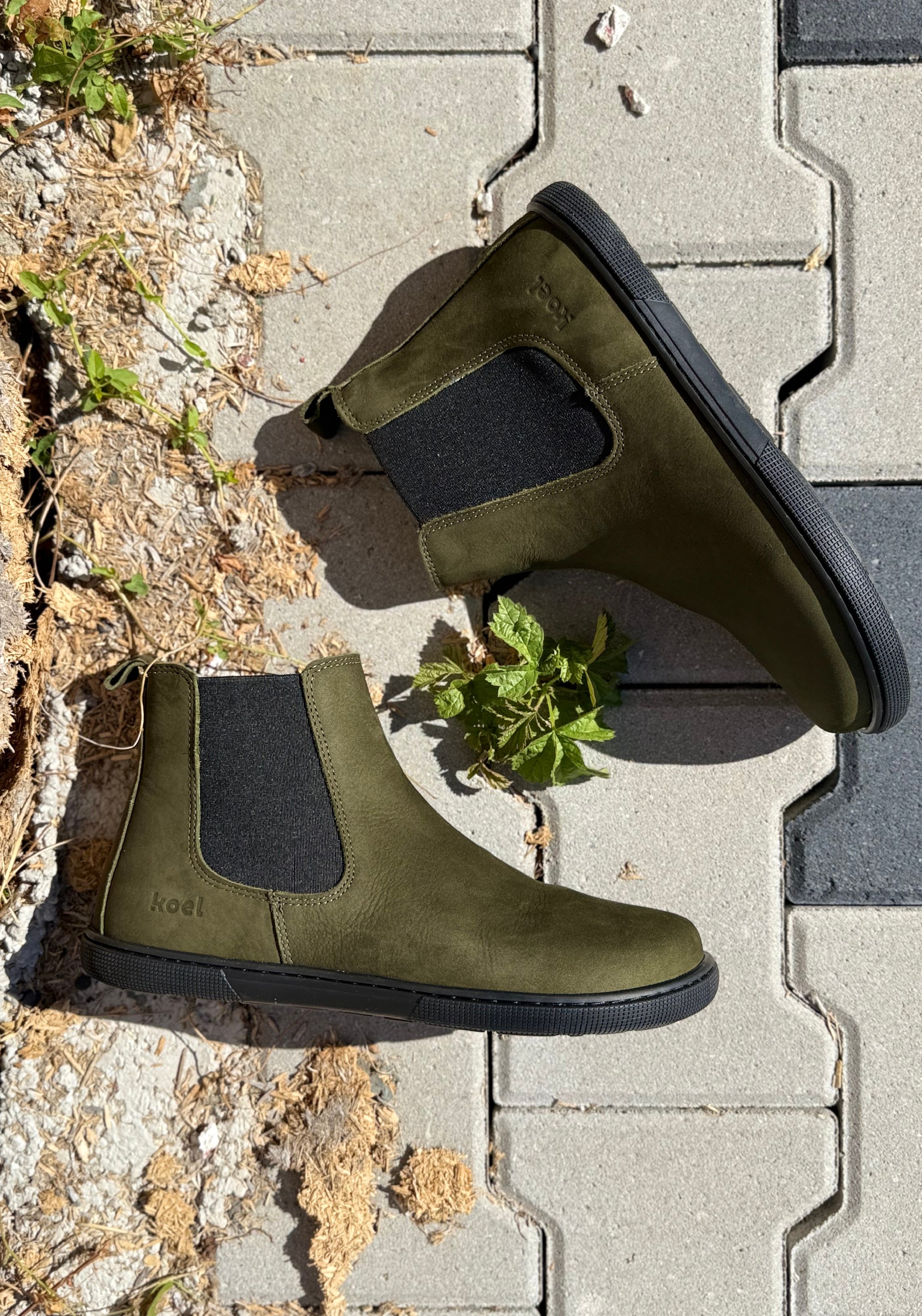Ghete Barefoot îmblănite - Filas Khaki