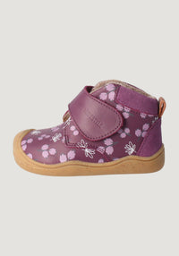 Ghete Barefoot îmblănite First Step - Baby Raccoon Winter Plum BLifestyle HipHip.ro