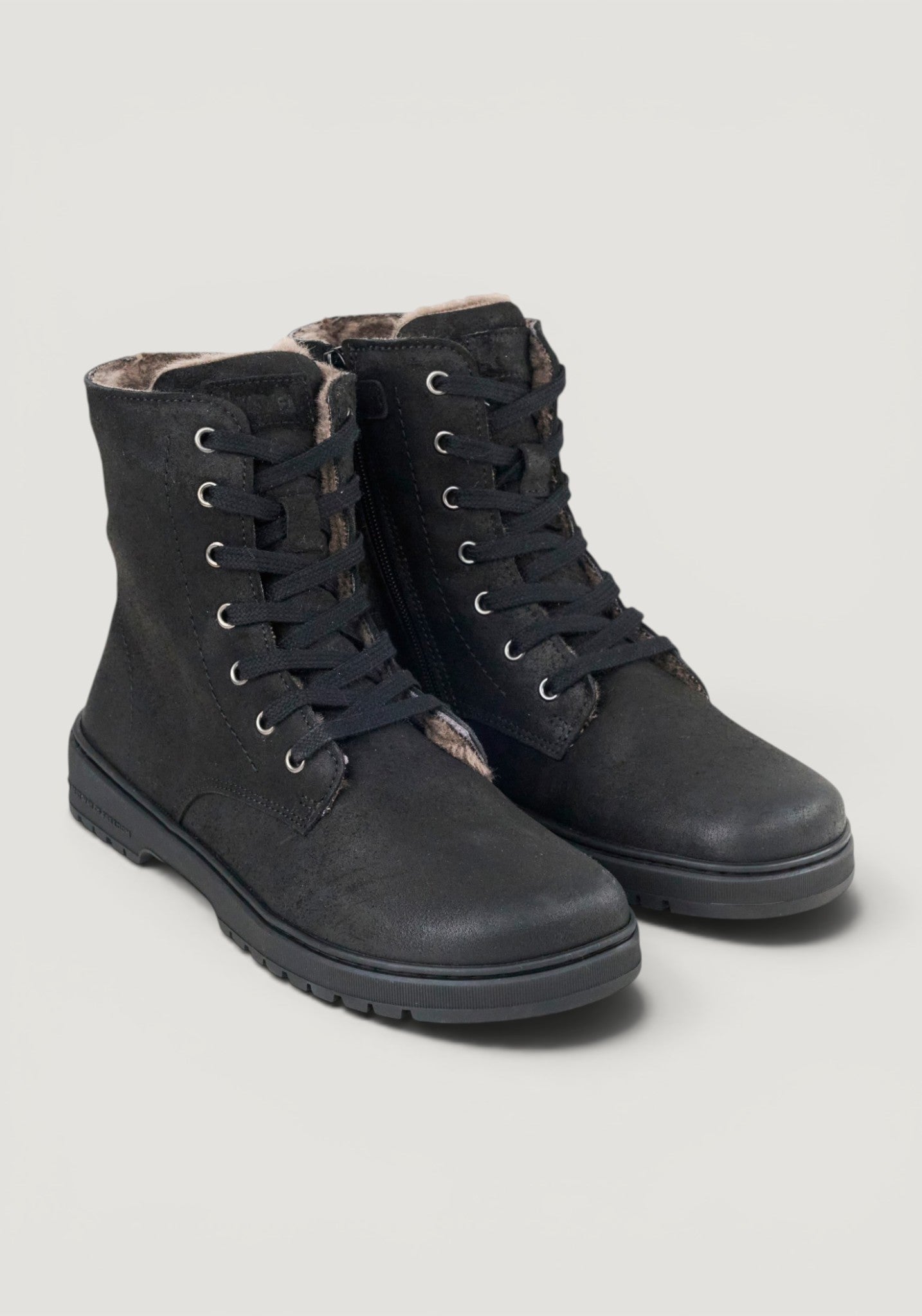 Ghete Barefoot îmblănite - Galyon Black