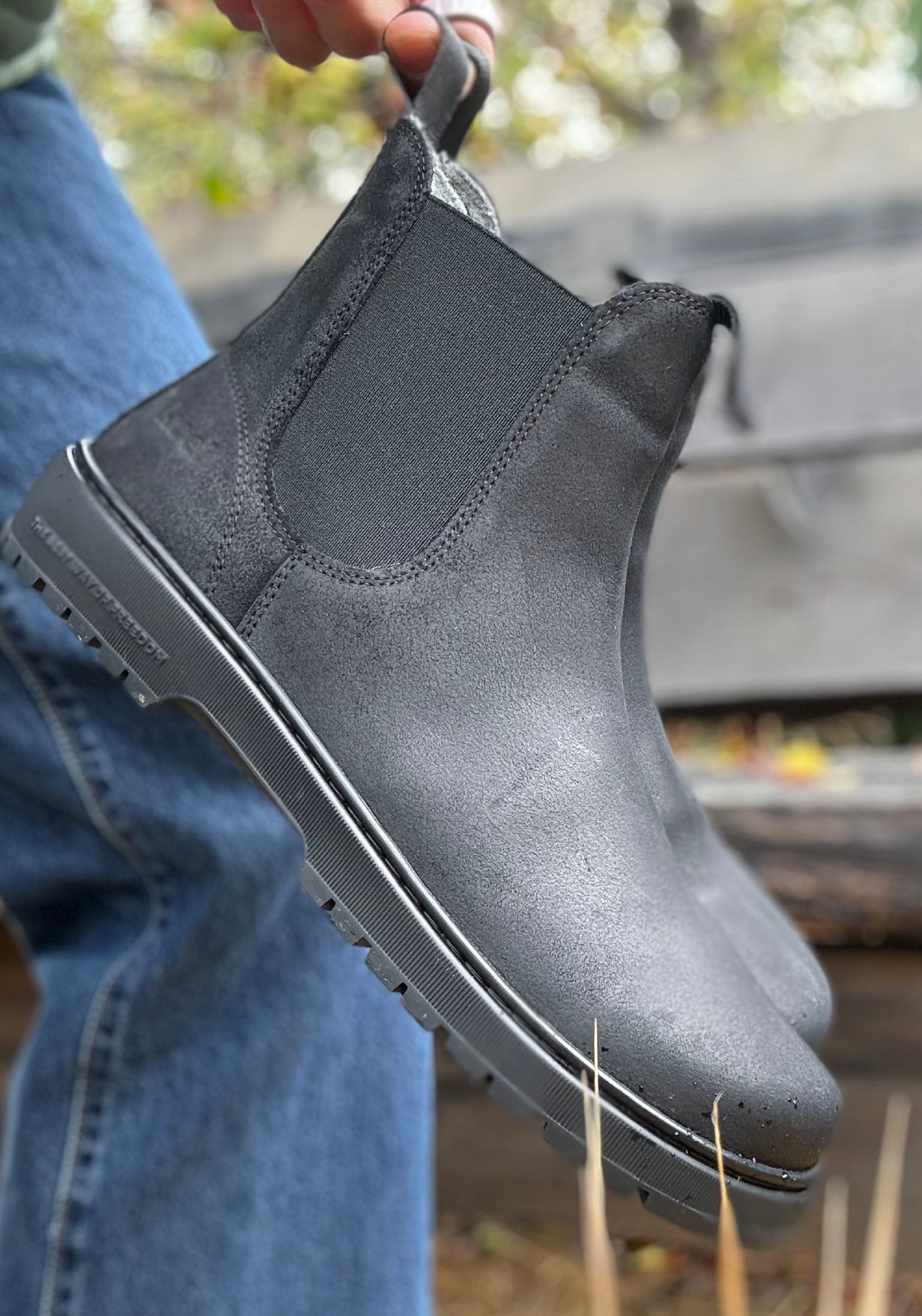 Ghete Barefoot îmblănite - Gavien Black