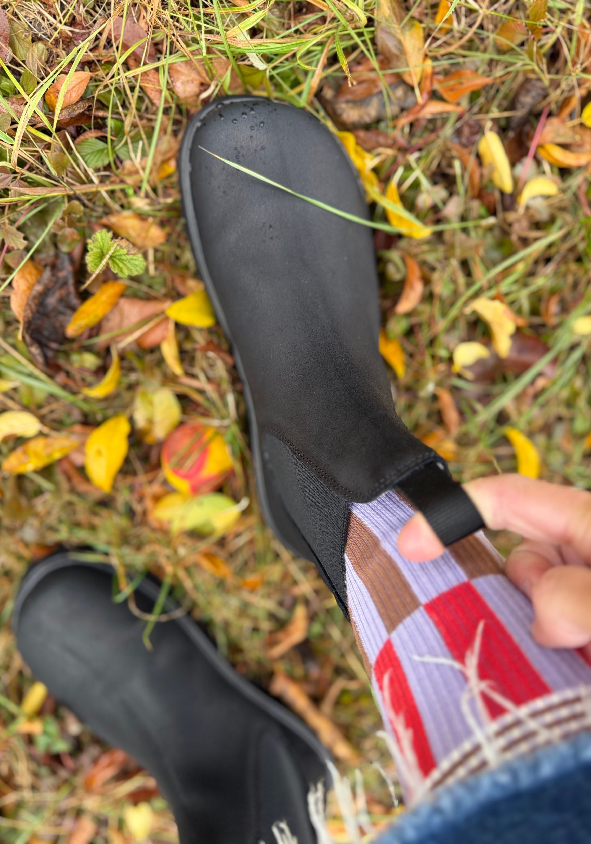 Ghete Barefoot îmblănite - Gavien Black