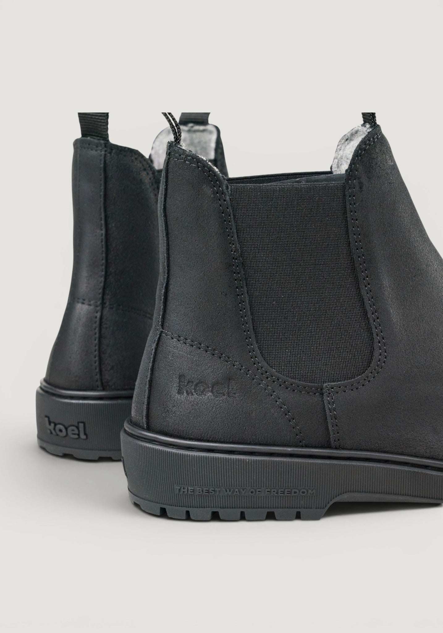 Ghete Barefoot îmblănite - Gavien Black