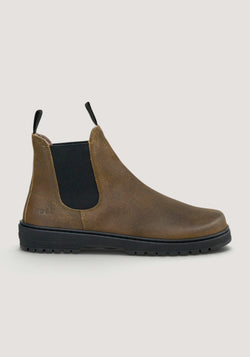 Ghete Barefoot îmblănite - Gavien Dark Taupe