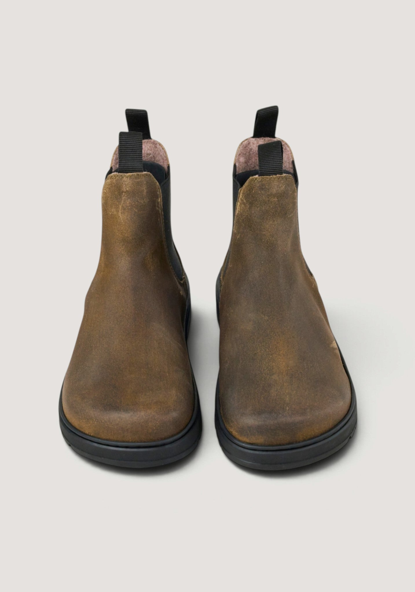 Ghete Barefoot îmblănite - Gavien Dark Taupe