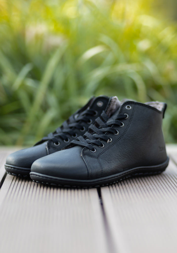 Ghete Barefoot îmblănite - Ivone Black