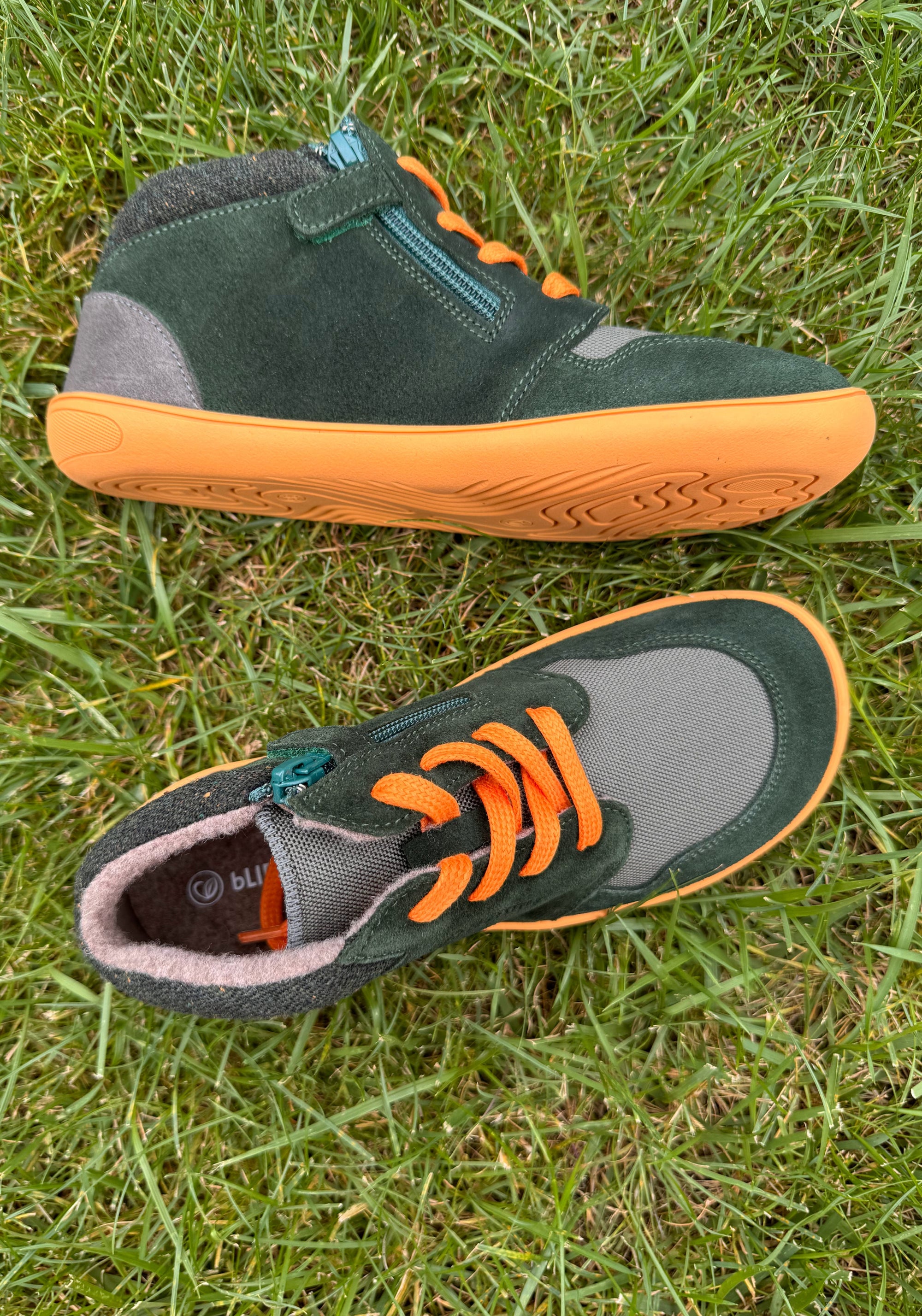 Ghete Barefoot îmblănite - Kodiak Forest Green BLifestyle HipHip.ro