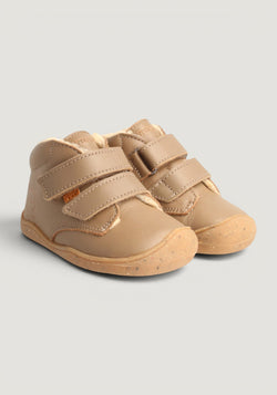 Ghete Barefoot îmblănite - Leopard Taupe