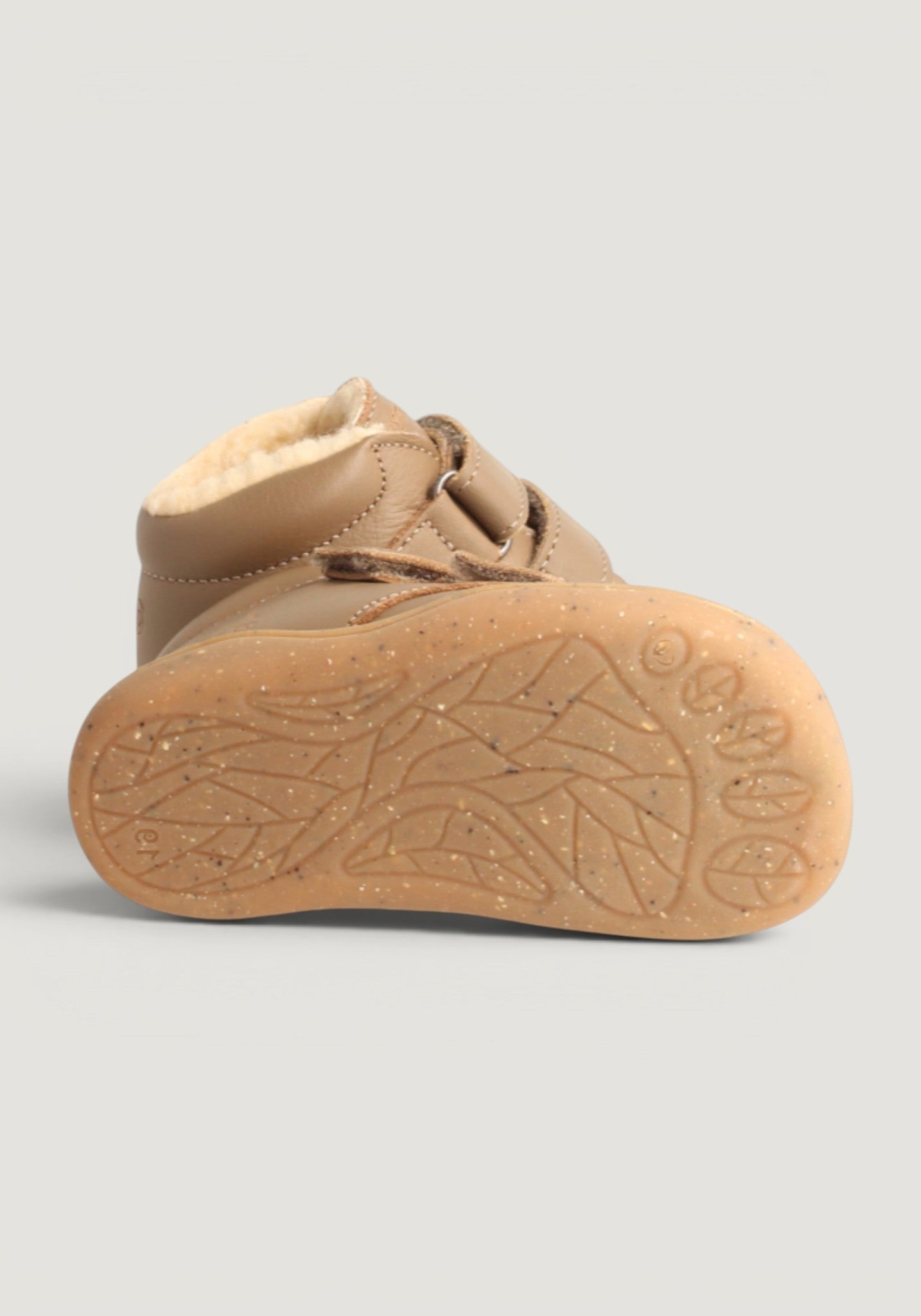 Ghete Barefoot îmblănite - Leopard Taupe