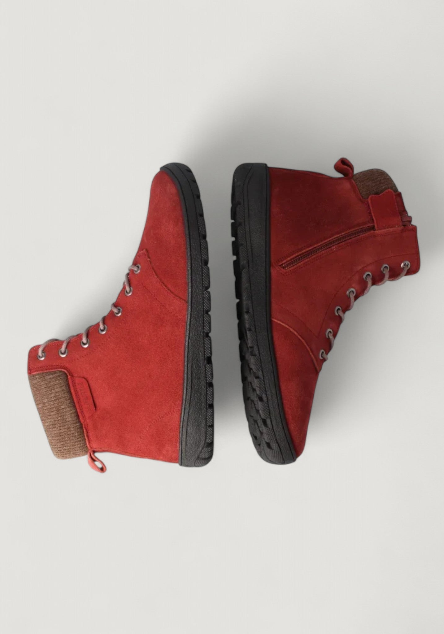 Ghete Barefoot îmblănite - Loud Style Bordeaux