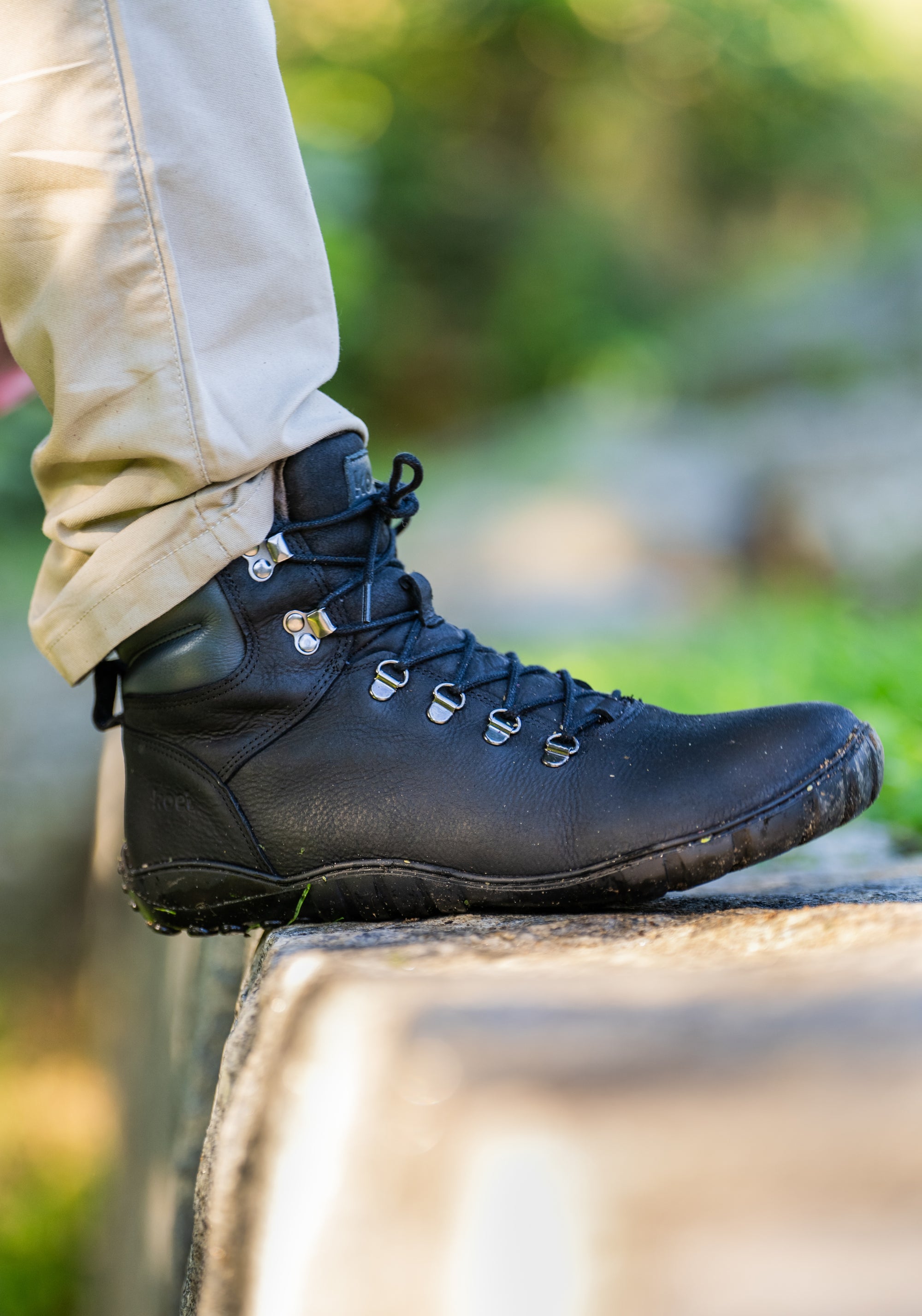 Ghete Barefoot îmblănite - Porter Black