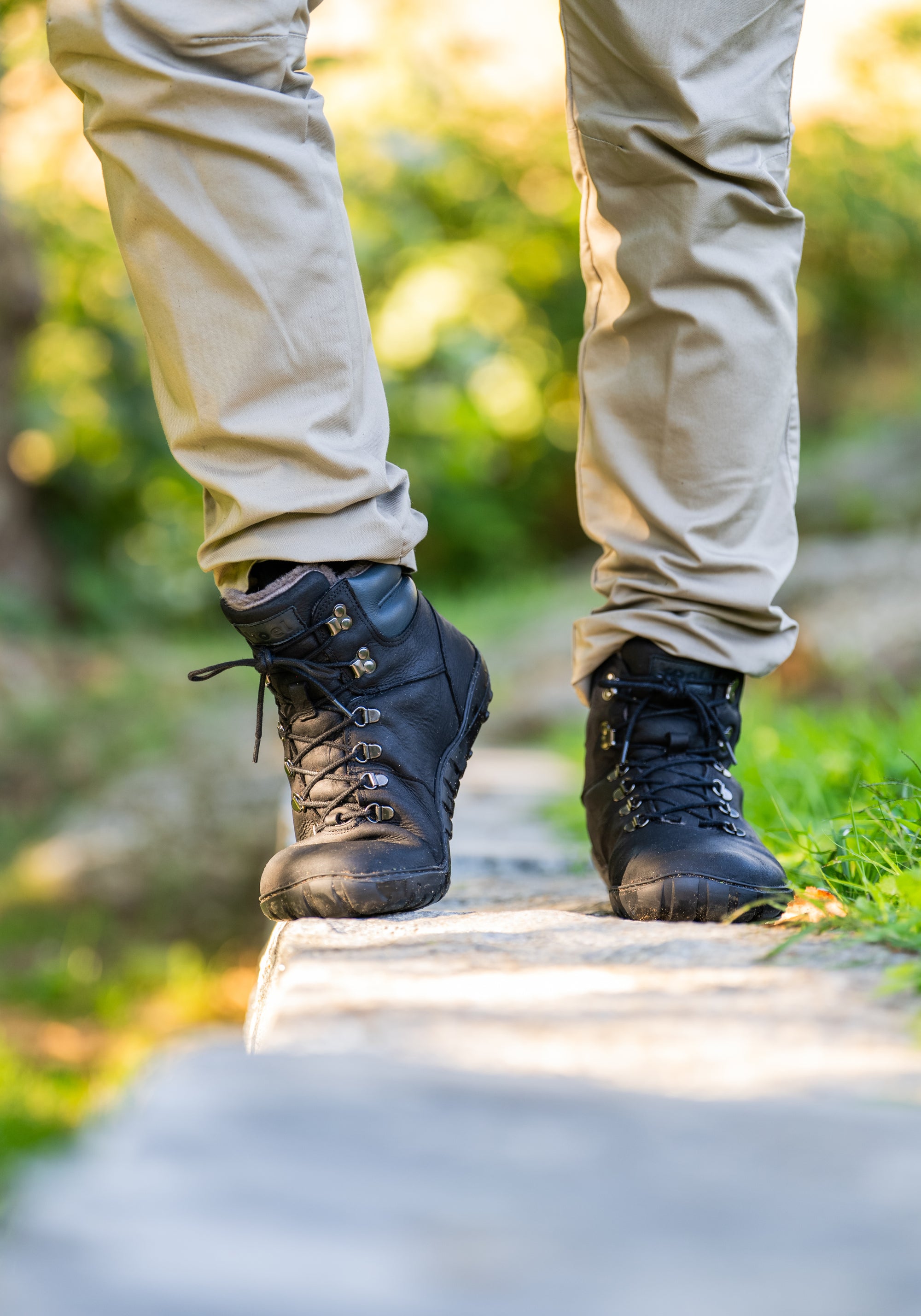 Ghete Barefoot îmblănite - Porter Black
