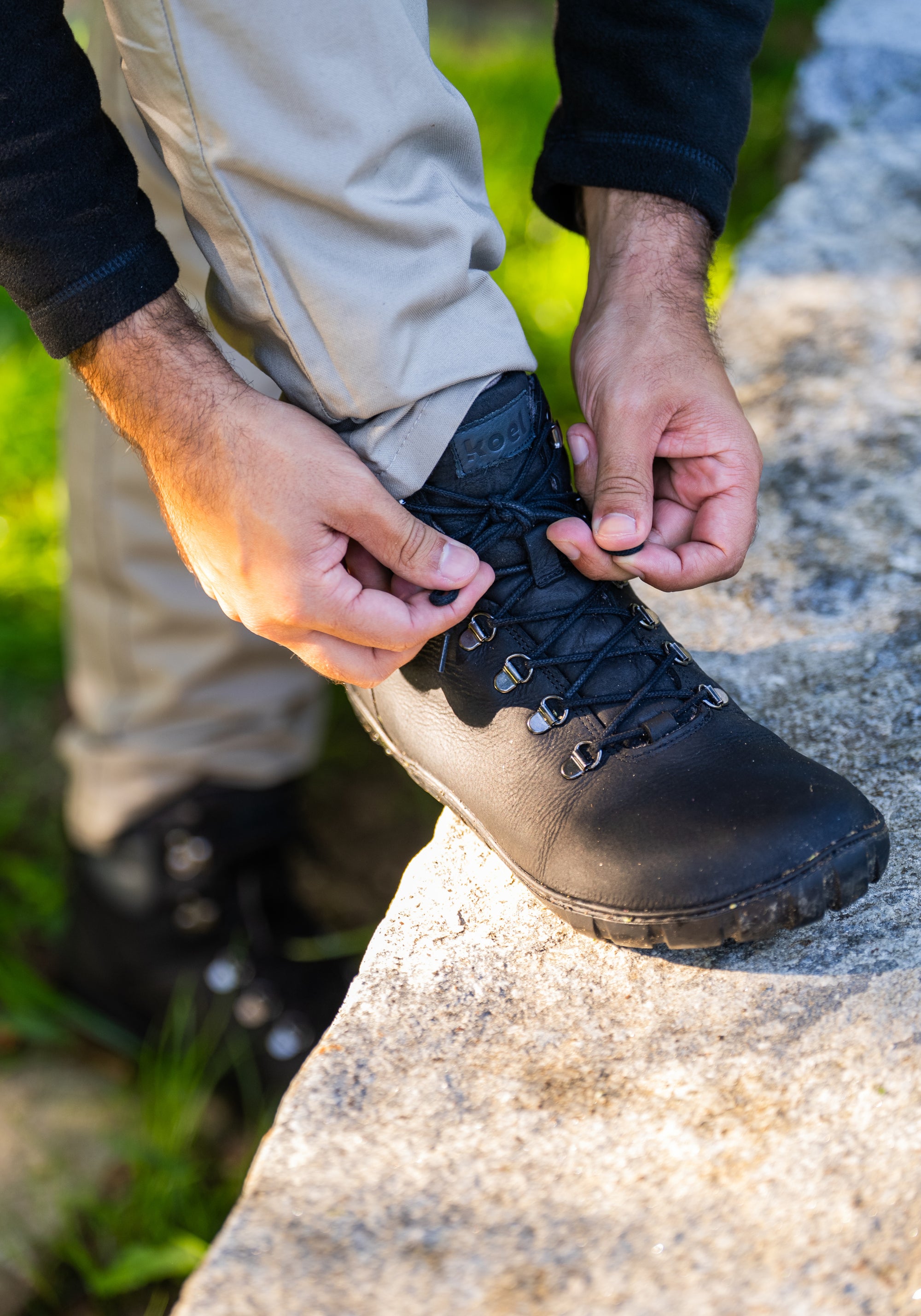 Ghete Barefoot îmblănite - Porter Black