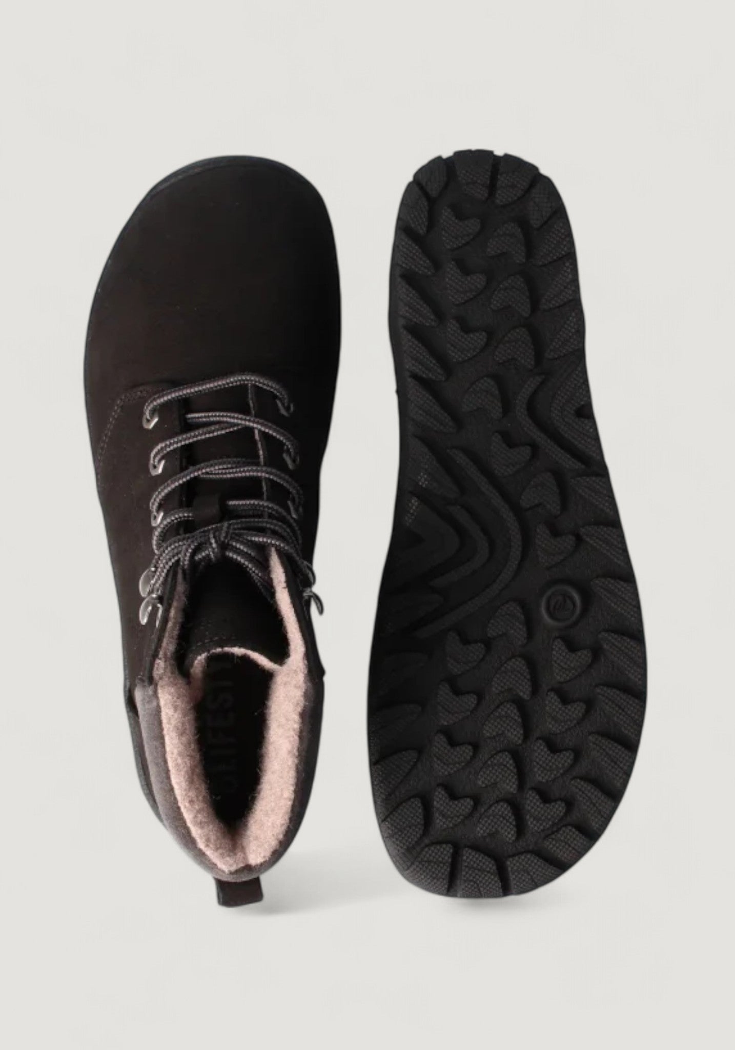 Ghete Barefoot îmblănite - Street Style Black