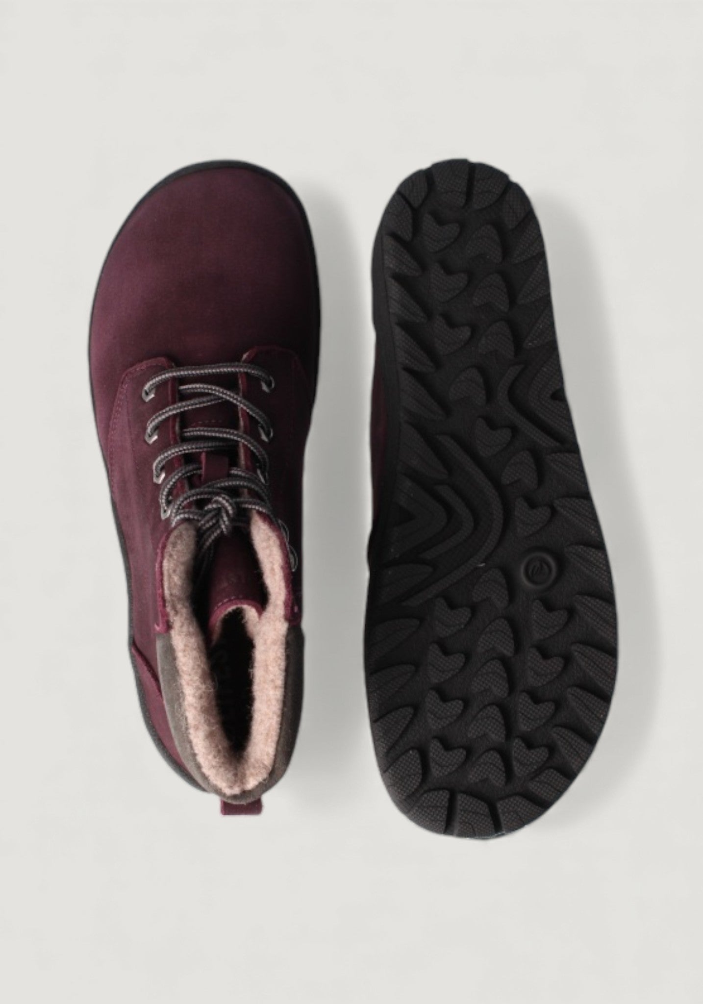 Ghete Barefoot îmblănite - Street Style Grape