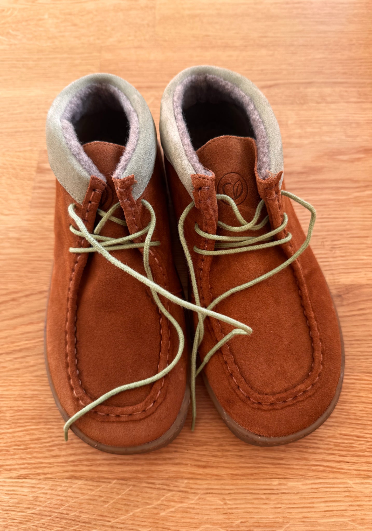 Ghete Barefoot îmblănite - Timeless Style Hazelnut