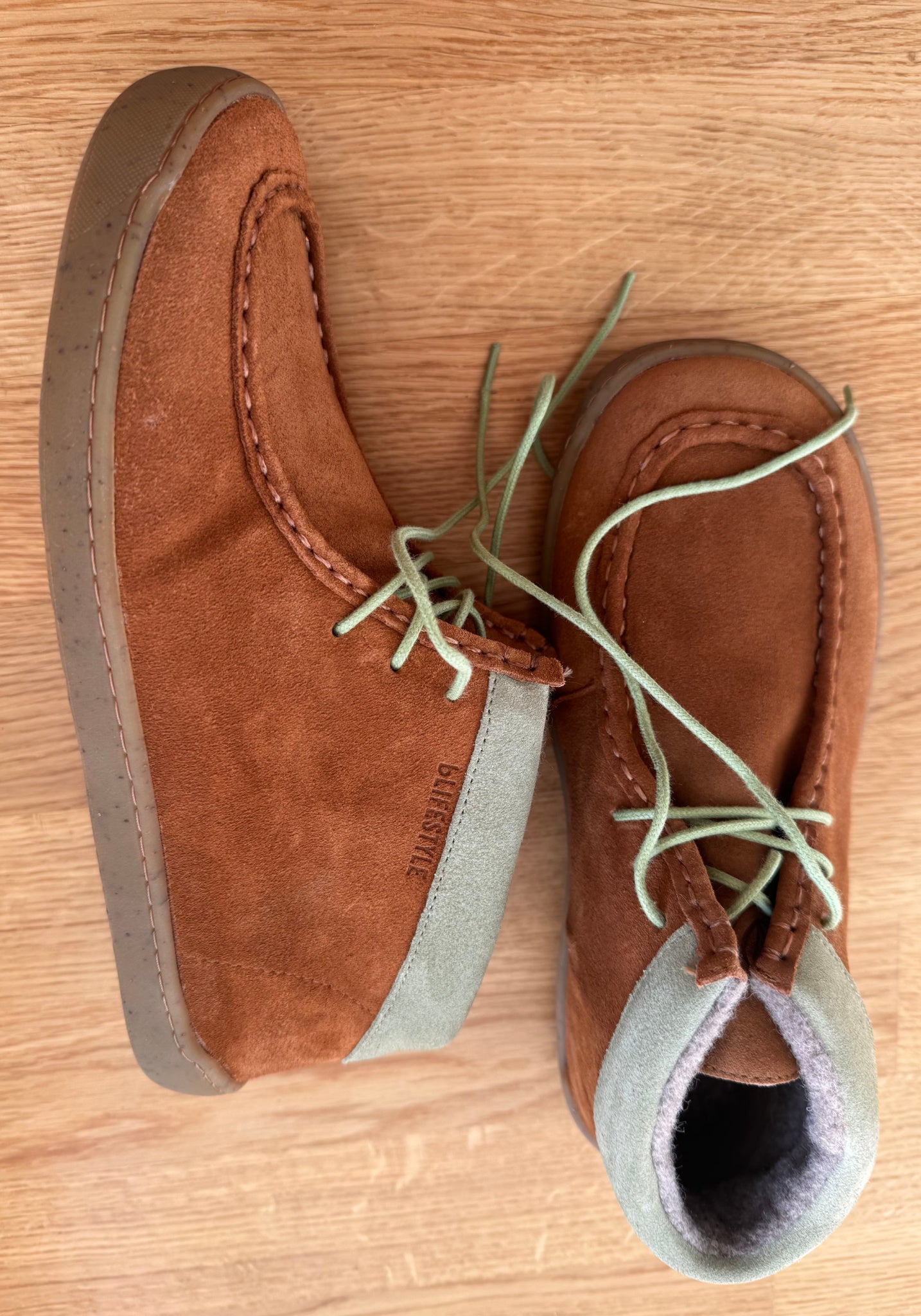 Ghete Barefoot îmblănite - Timeless Style Hazelnut