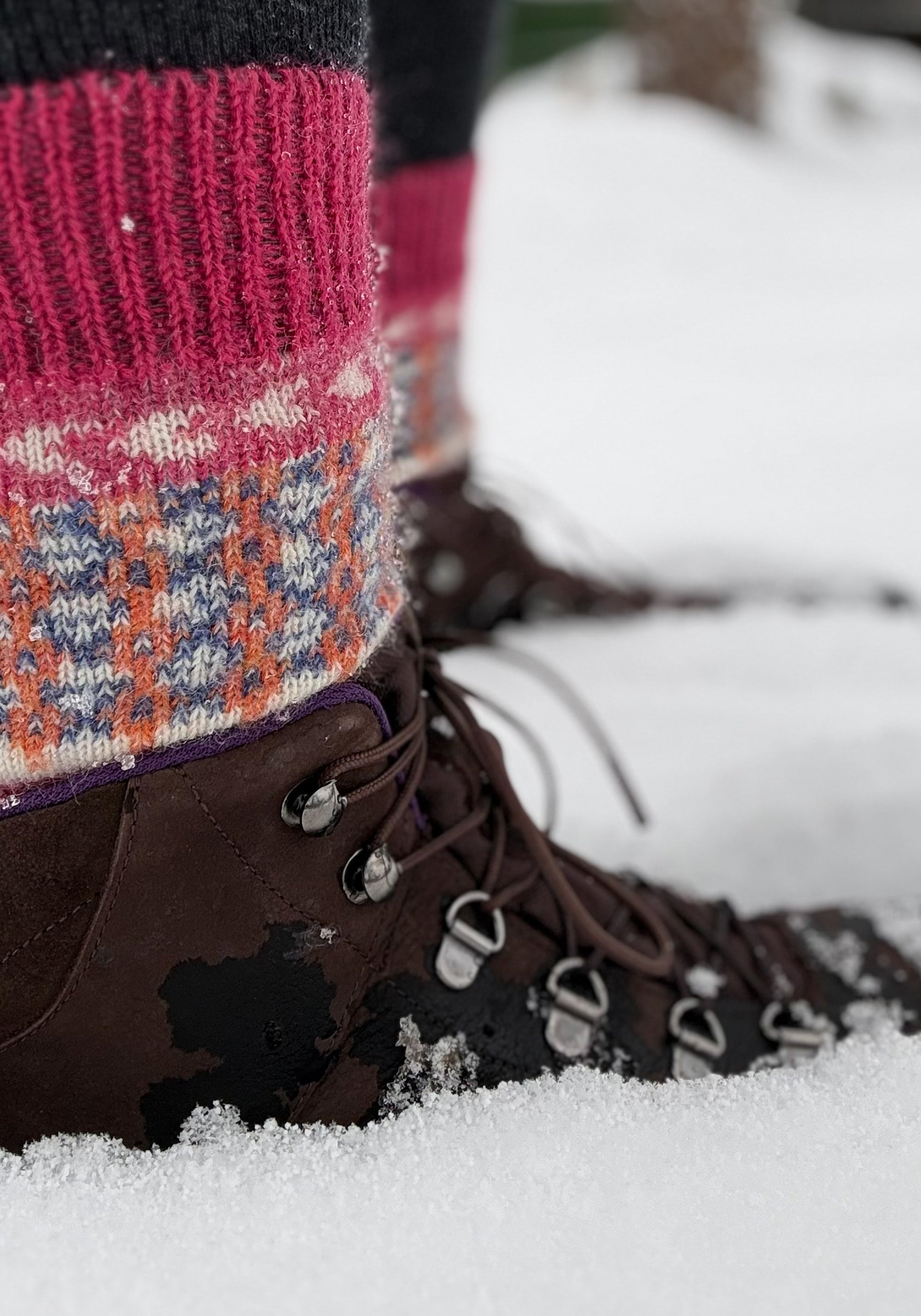 Ghete Barefoot impermeabile femei - Hiking Style Chestnut