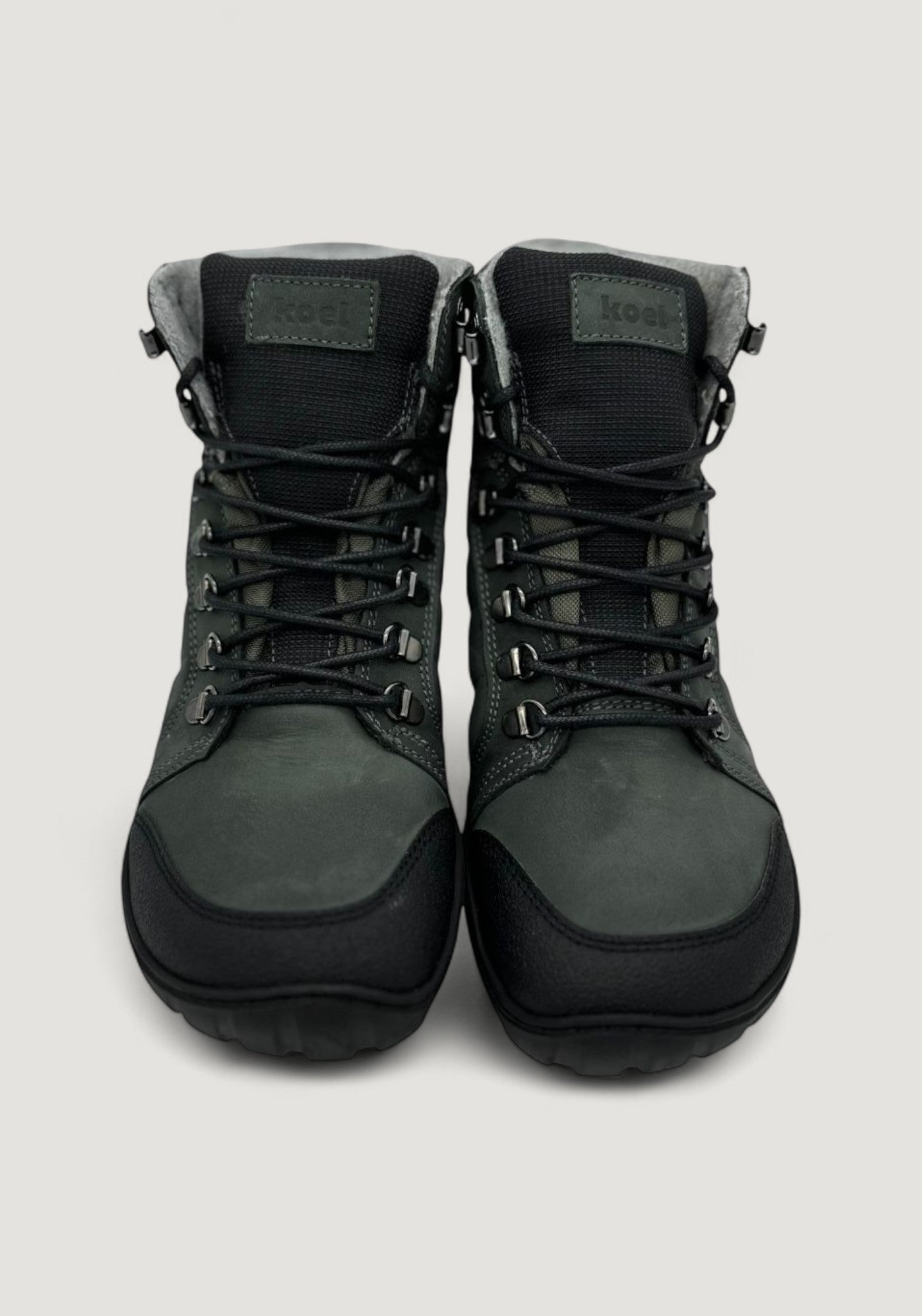 Ghete Barefoot impermeabile îmblănite bărbați - Paul Dark Grey