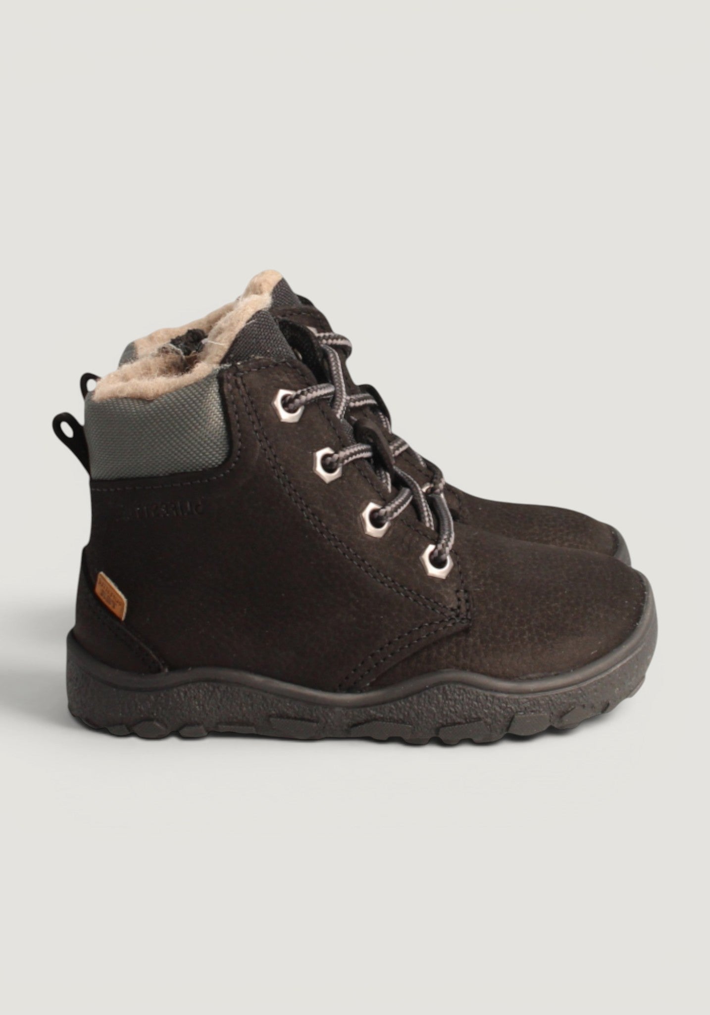 Ghete Barefoot impermeabile îmblănite - Baribal Black