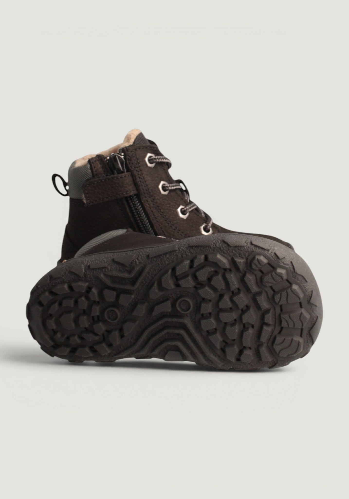 Ghete Barefoot impermeabile îmblănite - Baribal Black