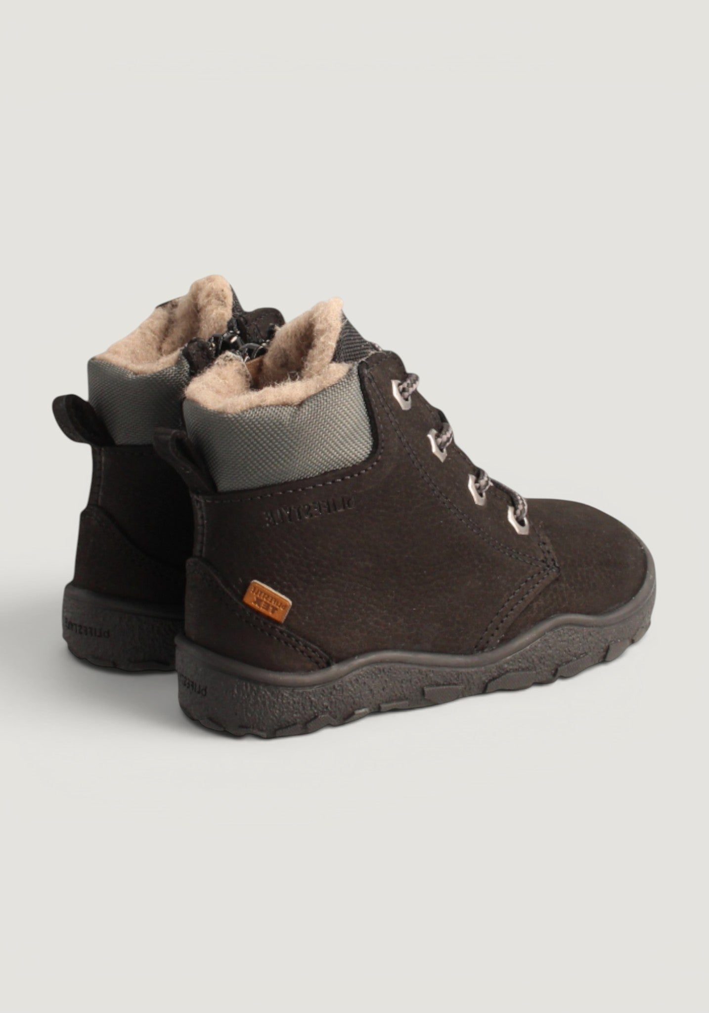 Ghete Barefoot impermeabile îmblănite - Baribal Black