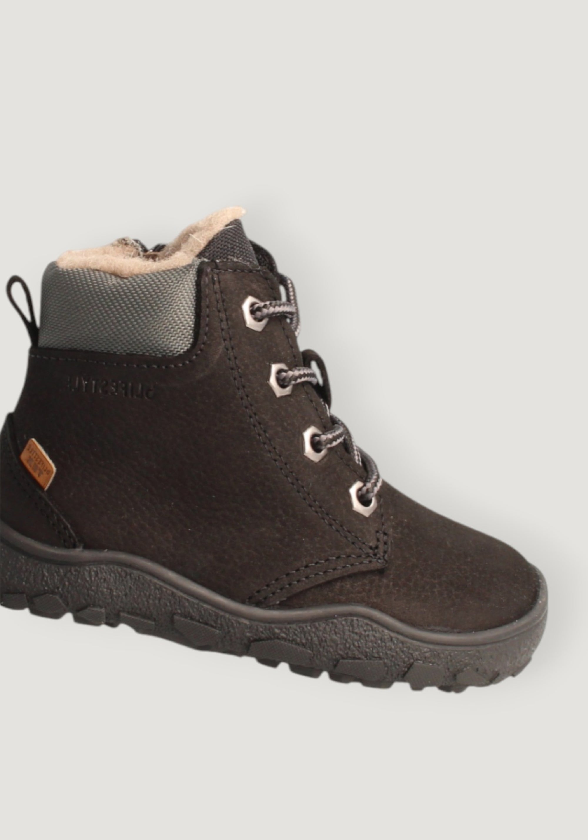 Ghete Barefoot impermeabile îmblănite - Baribal Black