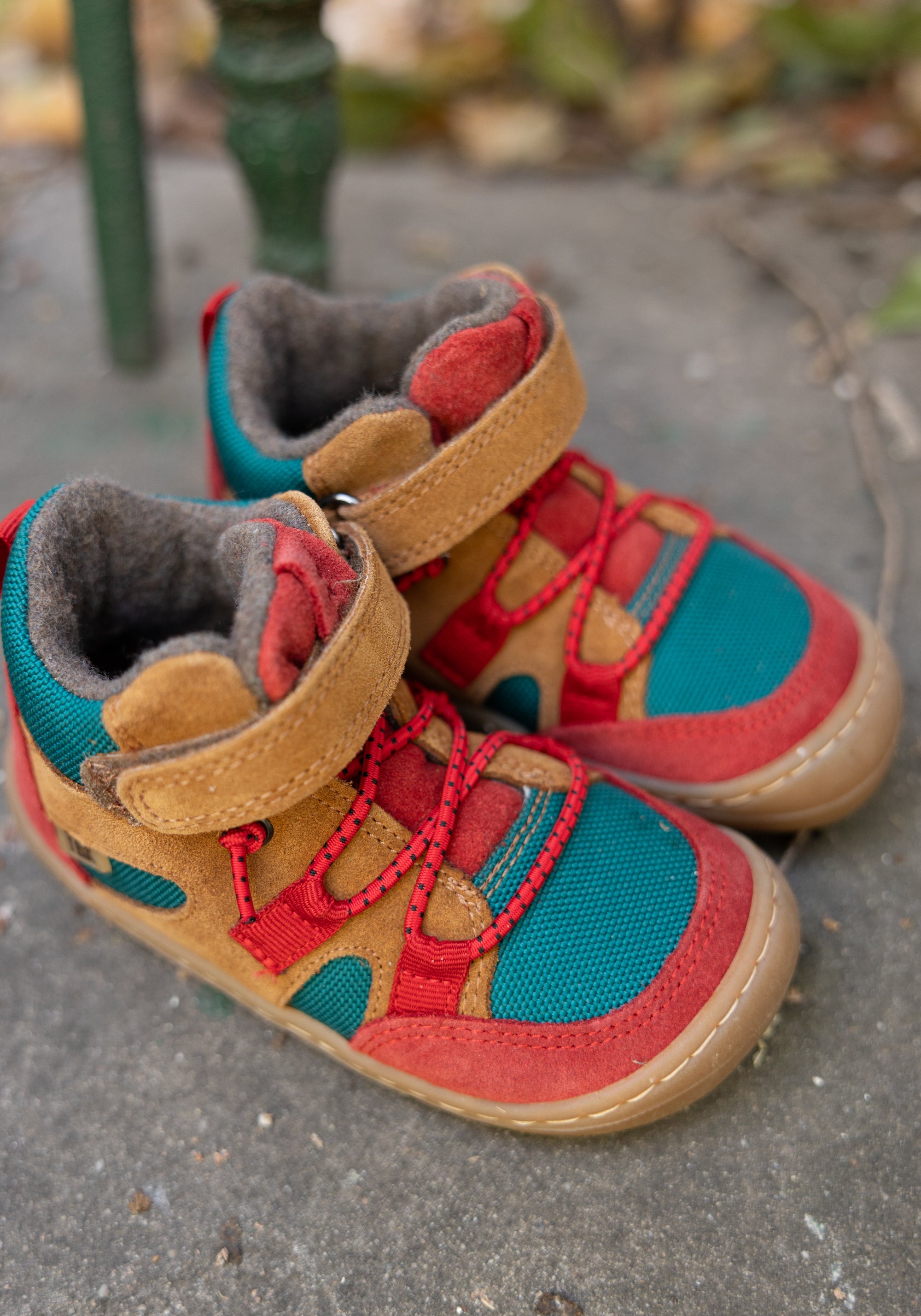 Ghete Barefoot impermeabile îmblănite - Beau Cognac