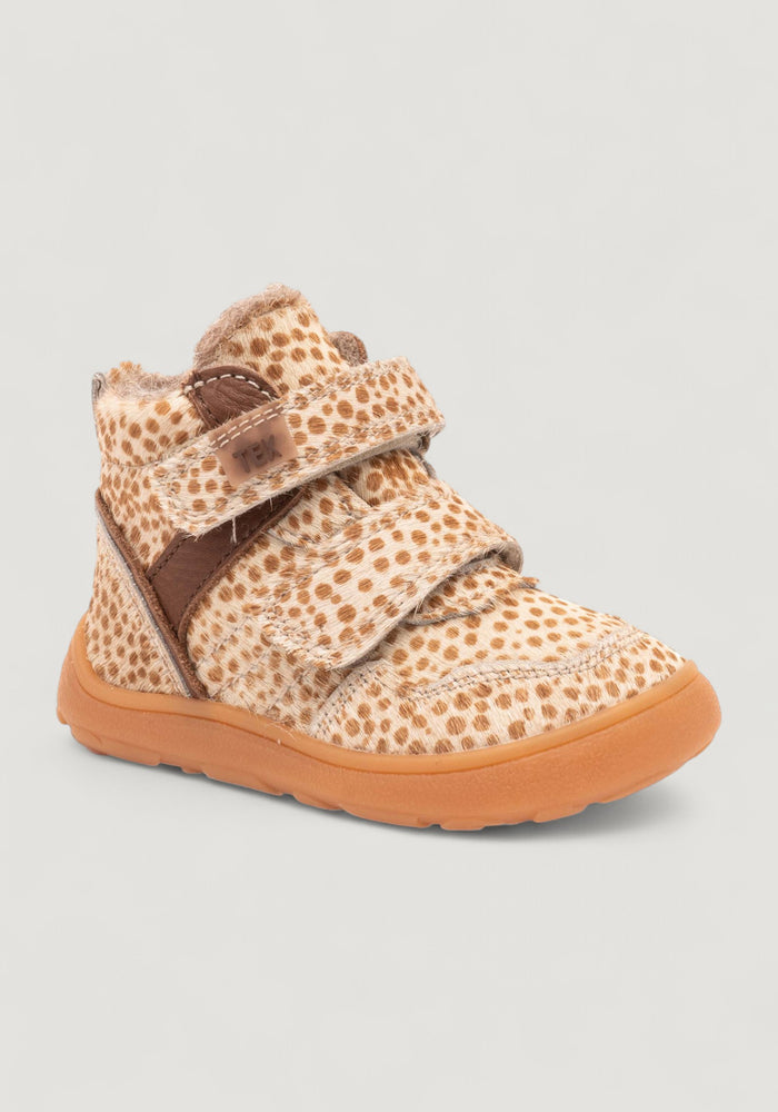 Ghete Barefoot impermeabile îmblănite - Becky Brown Dots