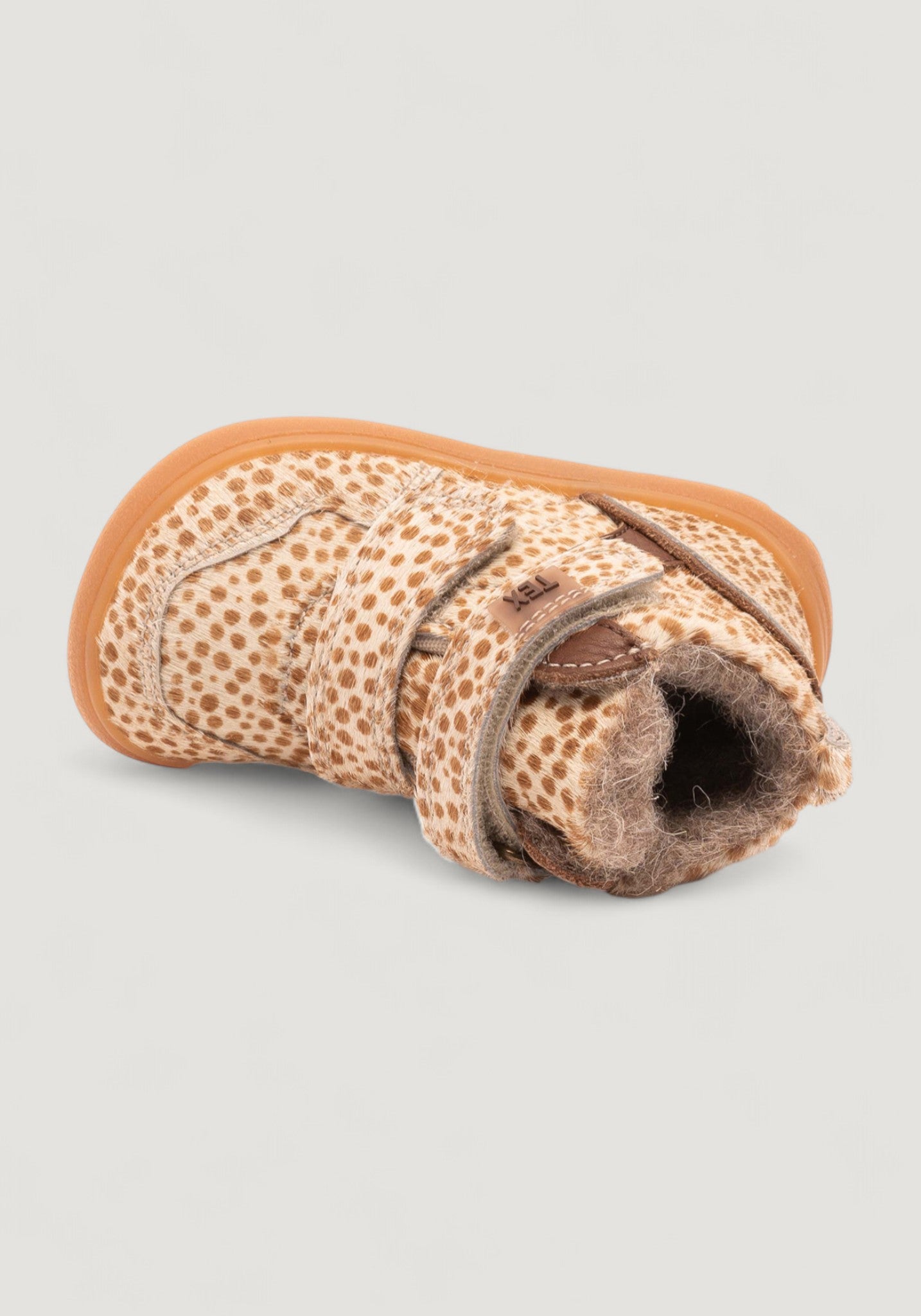 Ghete Barefoot impermeabile îmblănite - Becky Brown Dots