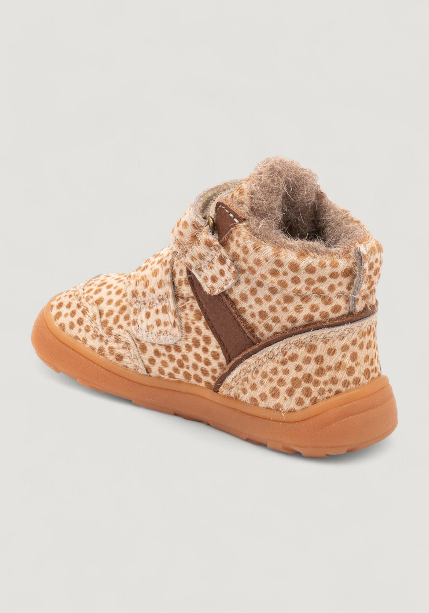 Ghete Barefoot impermeabile îmblănite - Becky Brown Dots
