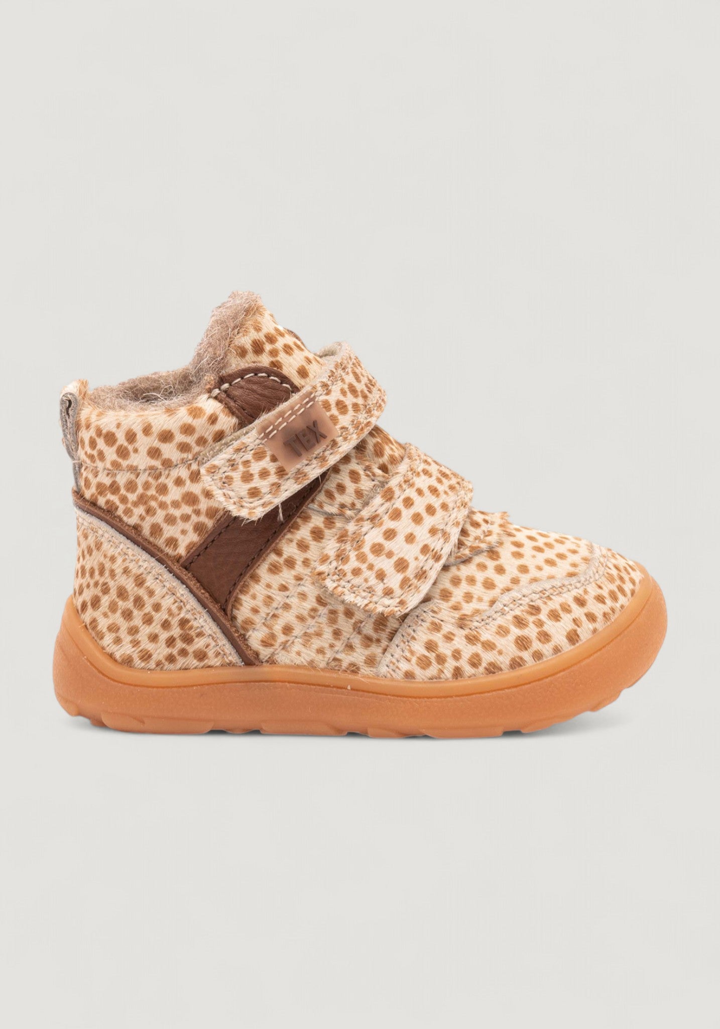 Ghete Barefoot impermeabile îmblănite - Becky Brown Dots